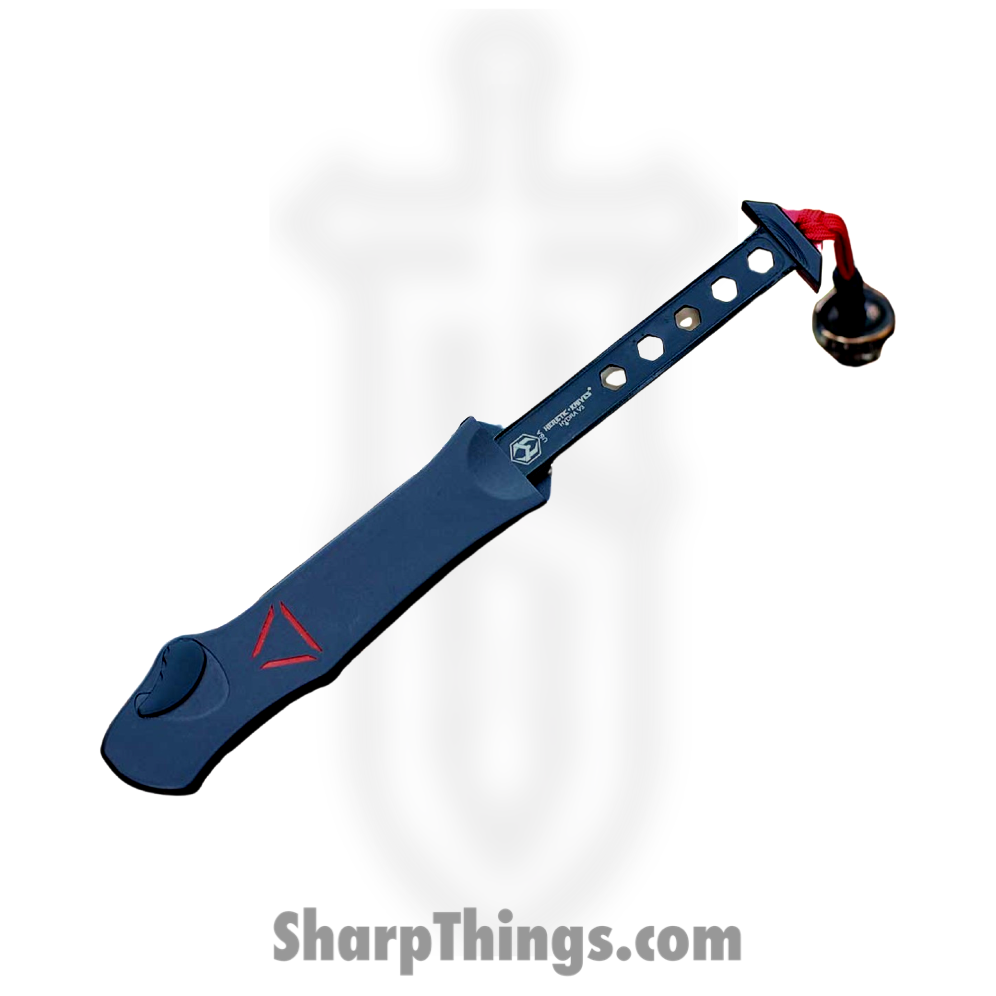 Heretic Knives - H006-10A-PRED - Hydra - OTF Auto - Magnacut two tone Tanto - Aluminum - Predator - Image 3
