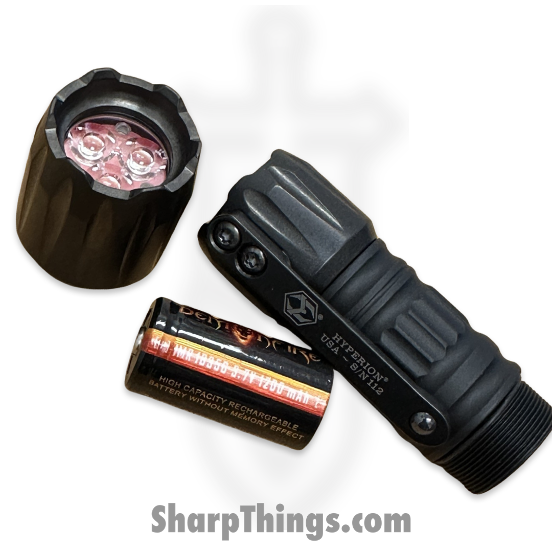Heretic Knives - H090-BLK-DLC - Hyperion Flashlight - 1200Ln - DLC - Black - Image 3