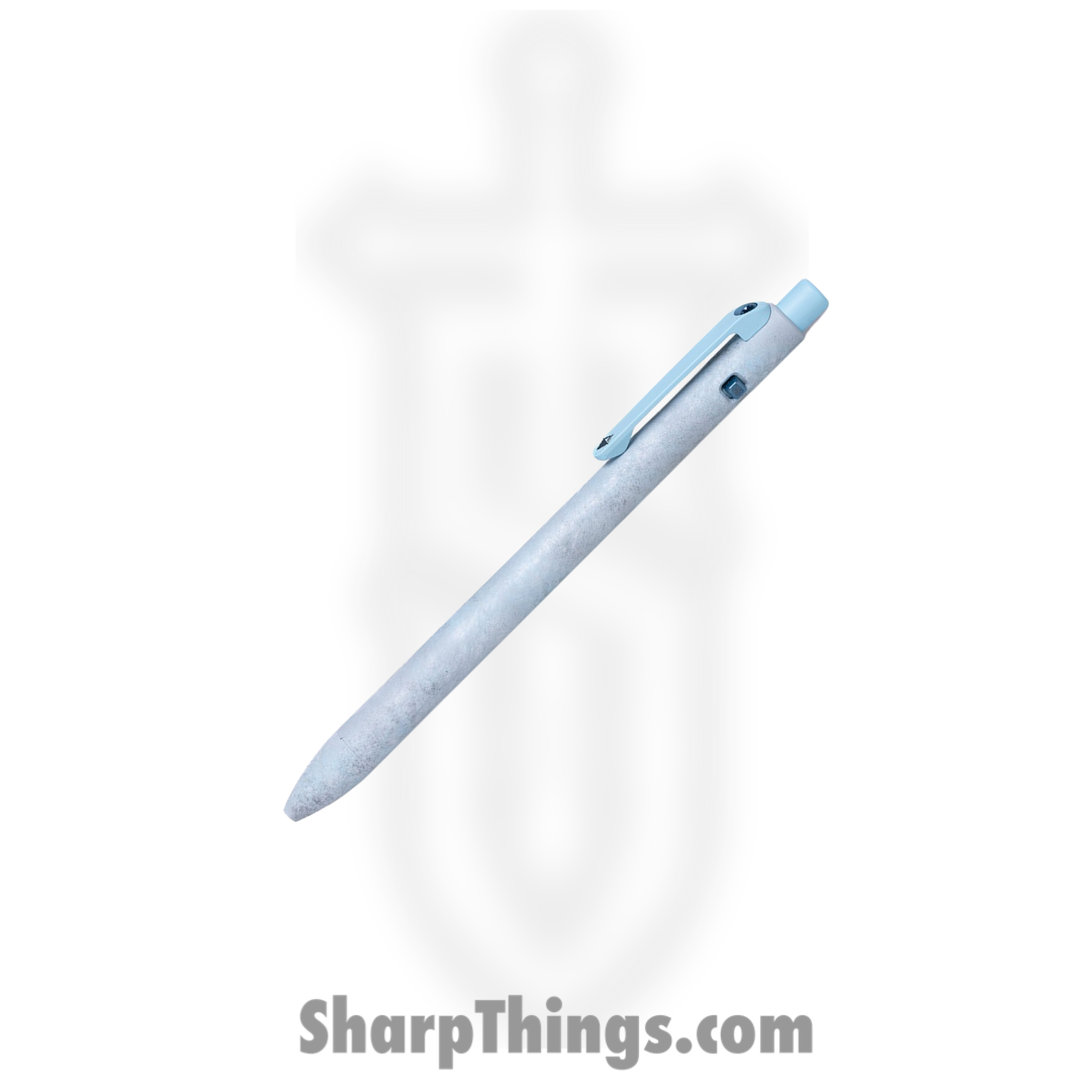 Tactile Turn - 10-SC2-SEA-ICE - Side Click Pen - Short - Titanium - Seasonal Release Icefall