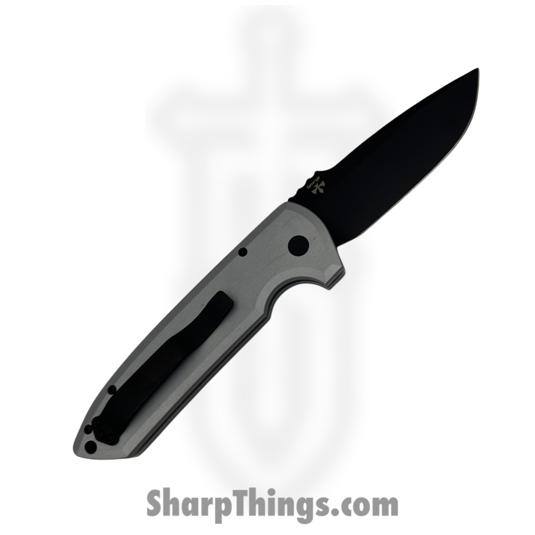 ProTech - LG307-Grey - Rockeye - Automatic Knife - CPM-D2 DLC - 6061-T6 Aluminum - Grey - Image 2