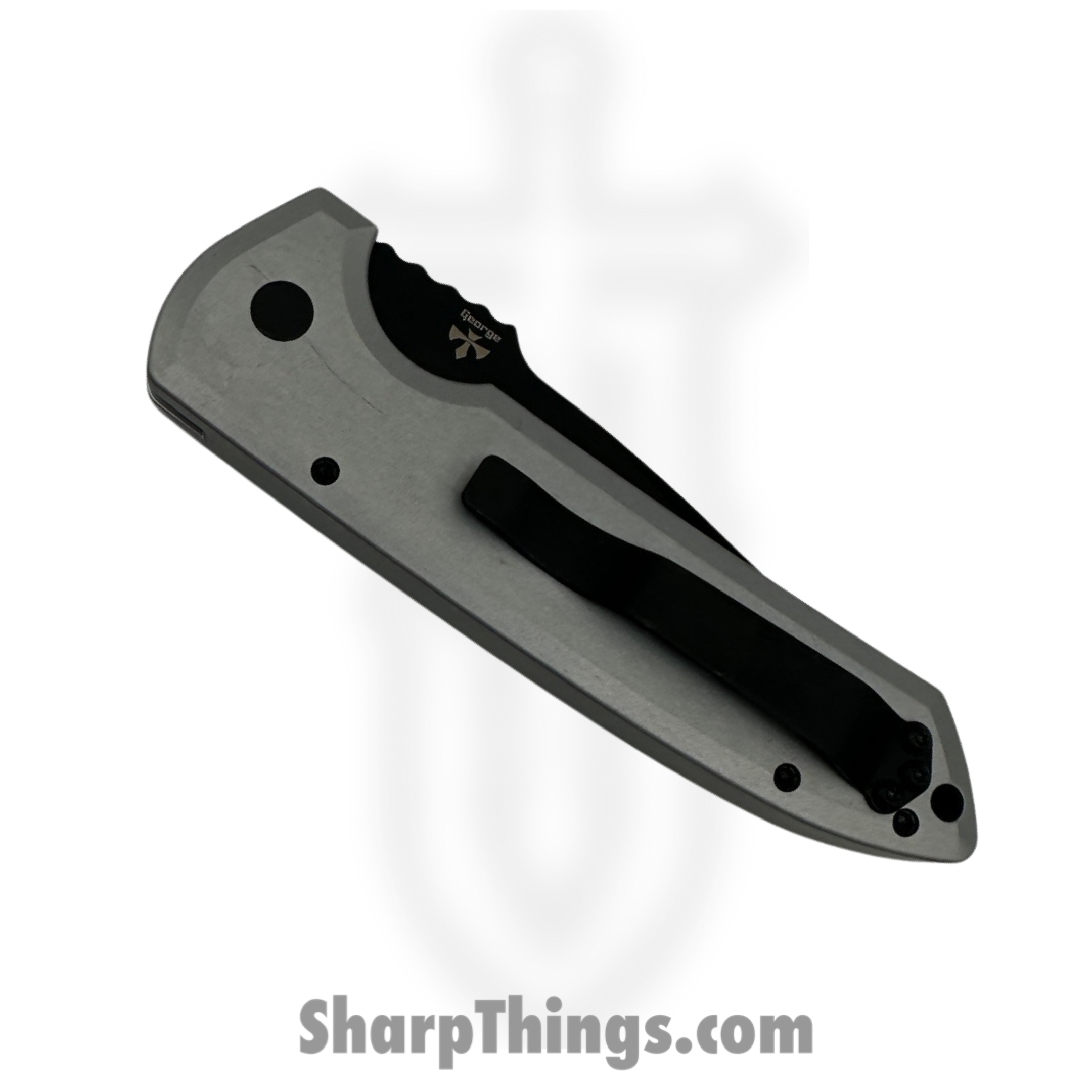 ProTech - LG307-Grey - Rockeye - Automatic Knife - CPM-D2 DLC - 6061-T6 Aluminum - Grey - Image 4