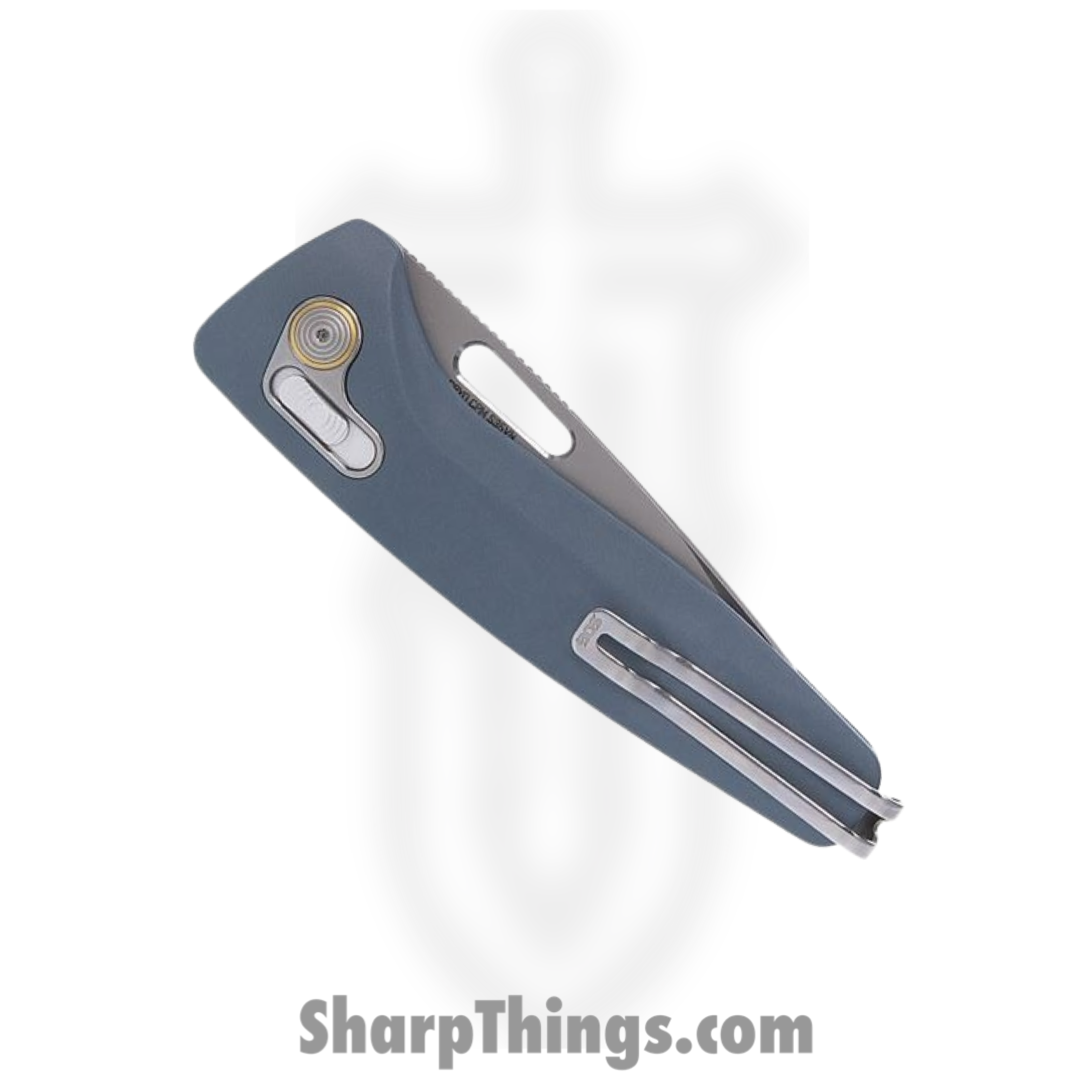 SOG - SOG12730457 - One-Zero - Folding Knife - CPM-S35VN Stonewash Clip Point - Aluminum - Smoke Gray - Image 3