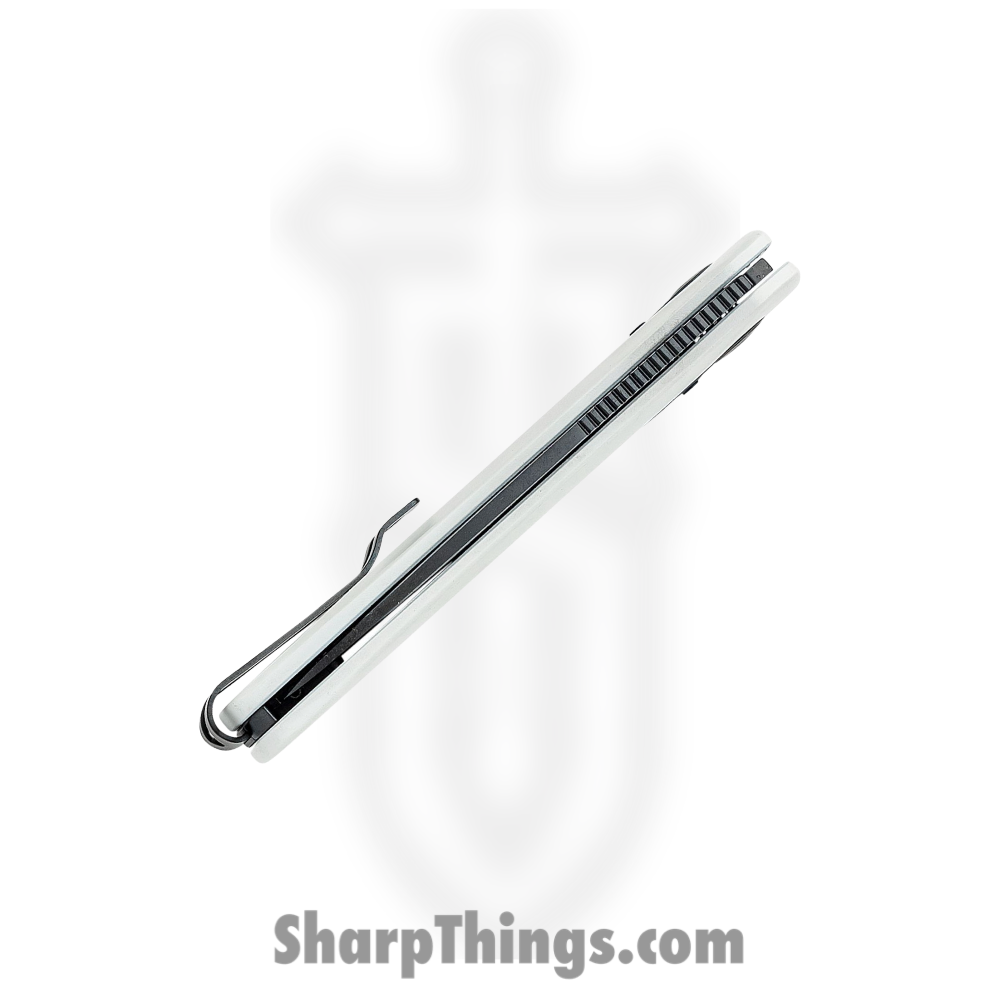 SOG - SOG12730557 - One-Zero - Folding Knife - CPM-S35VN Two-Tone Black TiNi Drop Point - Aluminum - White - Image 5