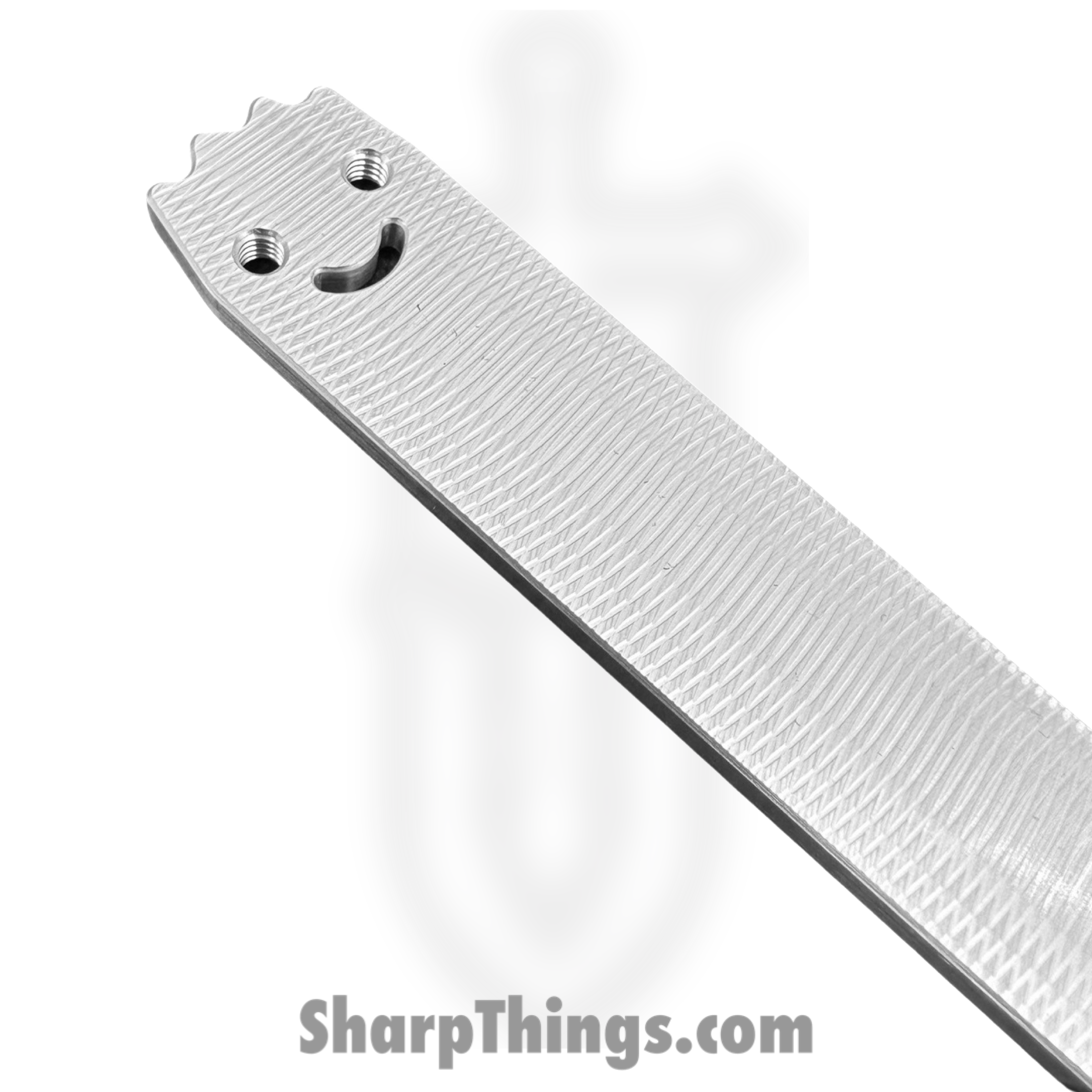 Squid Industries - SquiddyALR - Squiddy Aluminum - Balisong - 6061 Al Alloy Satin Trainer - 6061 Al Alloy - Silver - Image 5