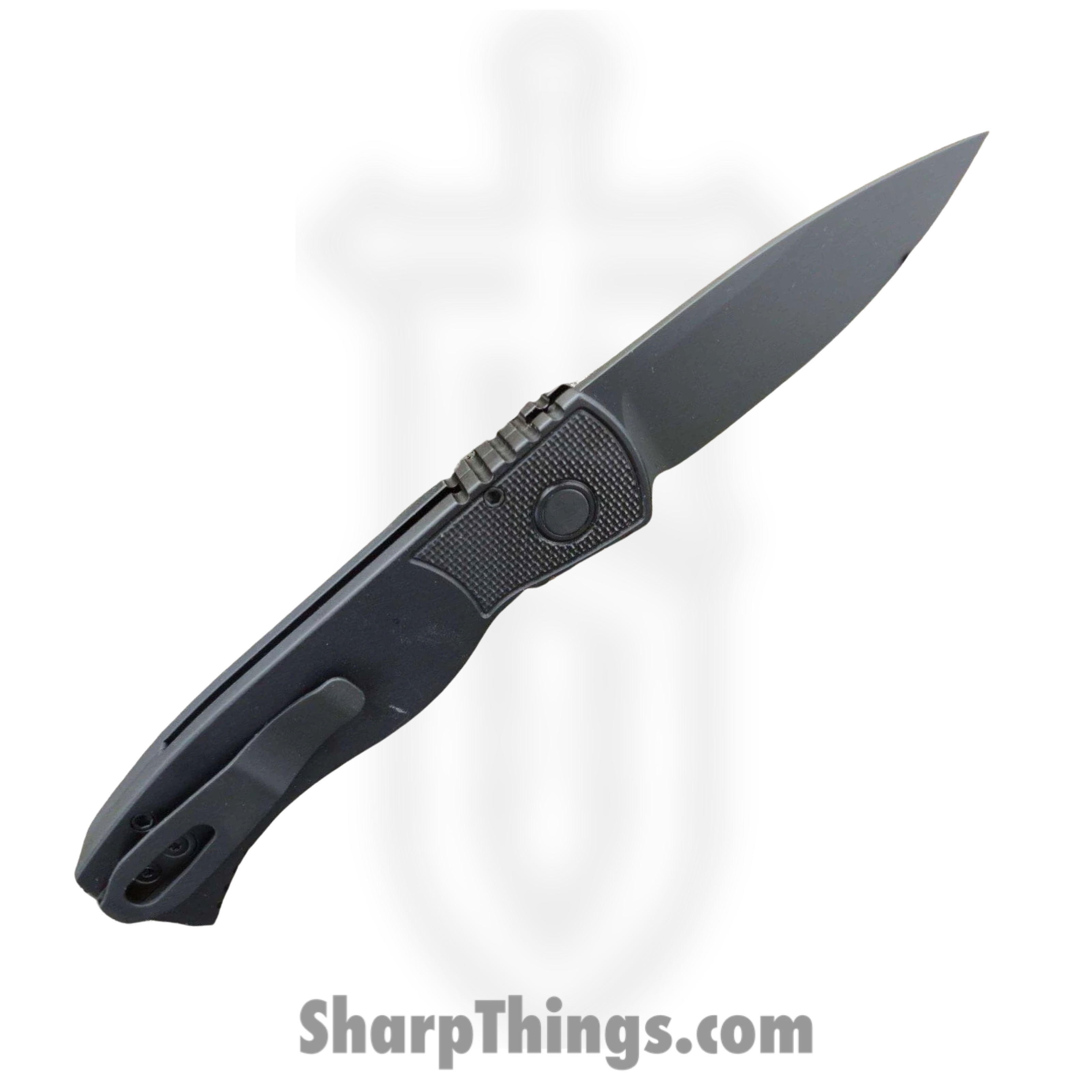 ProTech - T203-Operator - TR2 Operator - Folding Knife - Magnacut Black Clip Point - 6061-T6 Aluminum - Black - Image 2