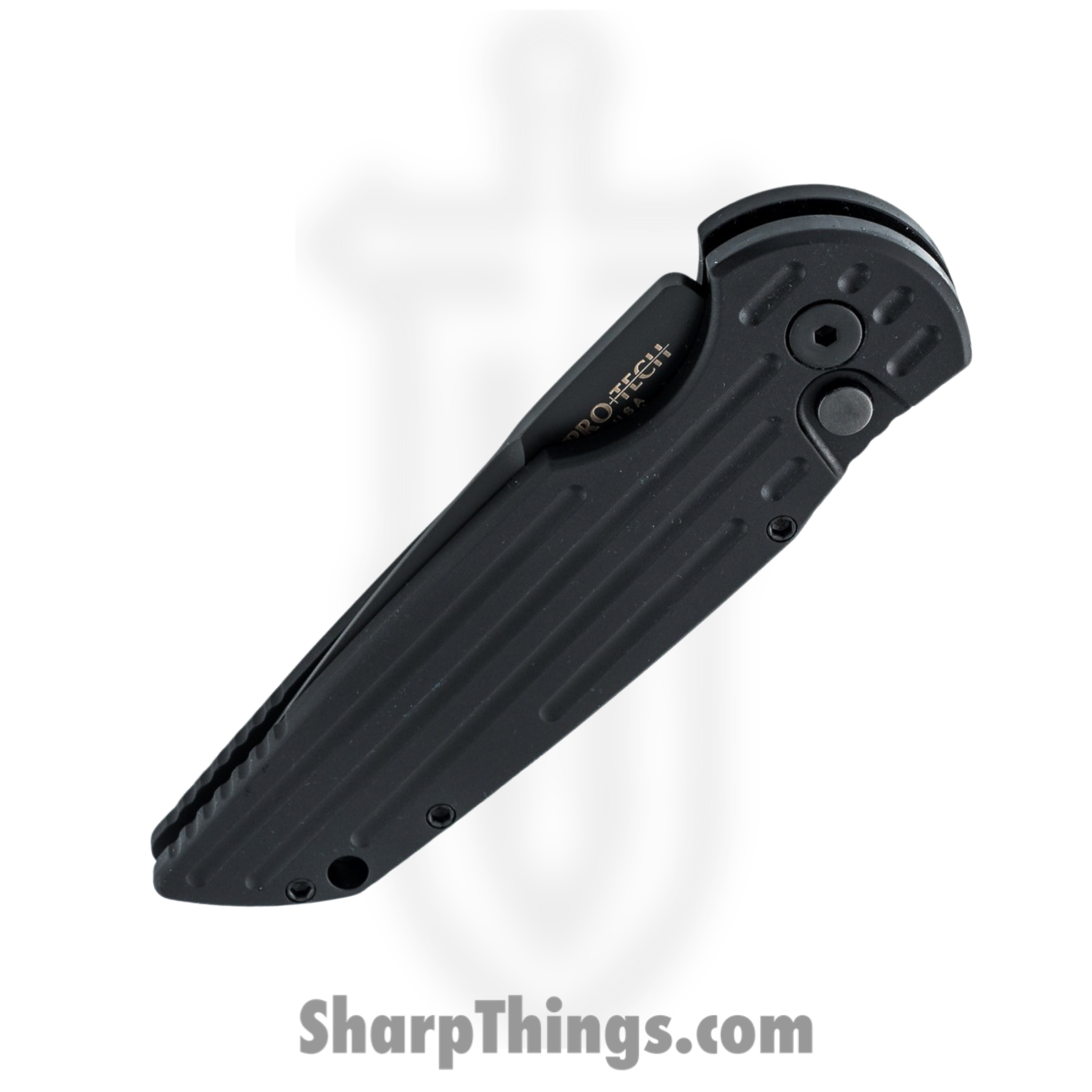 ProTech - TR-3 SWAT Operator - TR3 Operator - Automatic Knife - 154CM Black Clip Point - 6061-T6 Aluminum - Black - Image 3