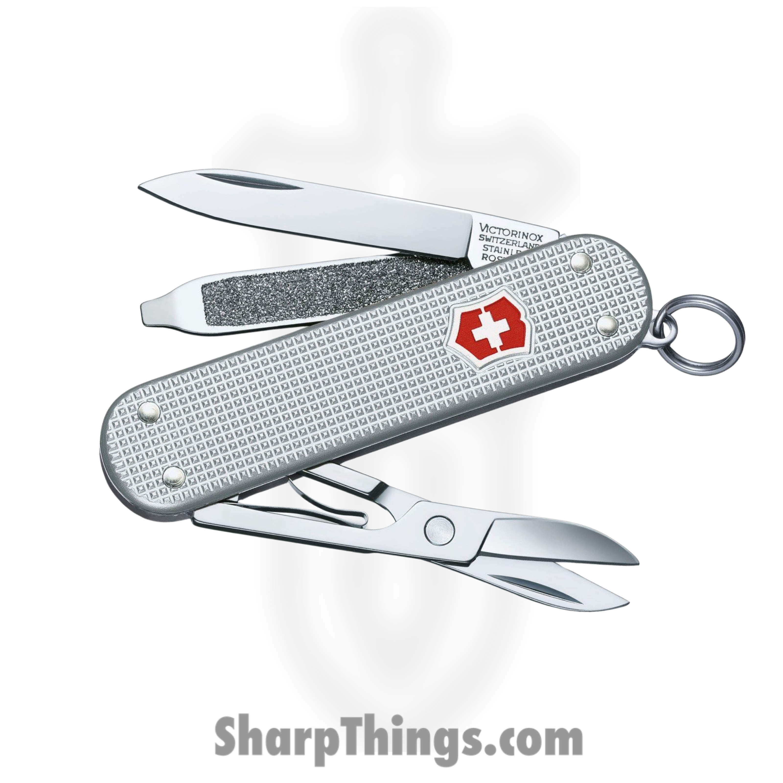 Victorinox - VN0622126033X1 - Classic SD - Folding Knife - Stainless Polished Multi - Alox - Silver