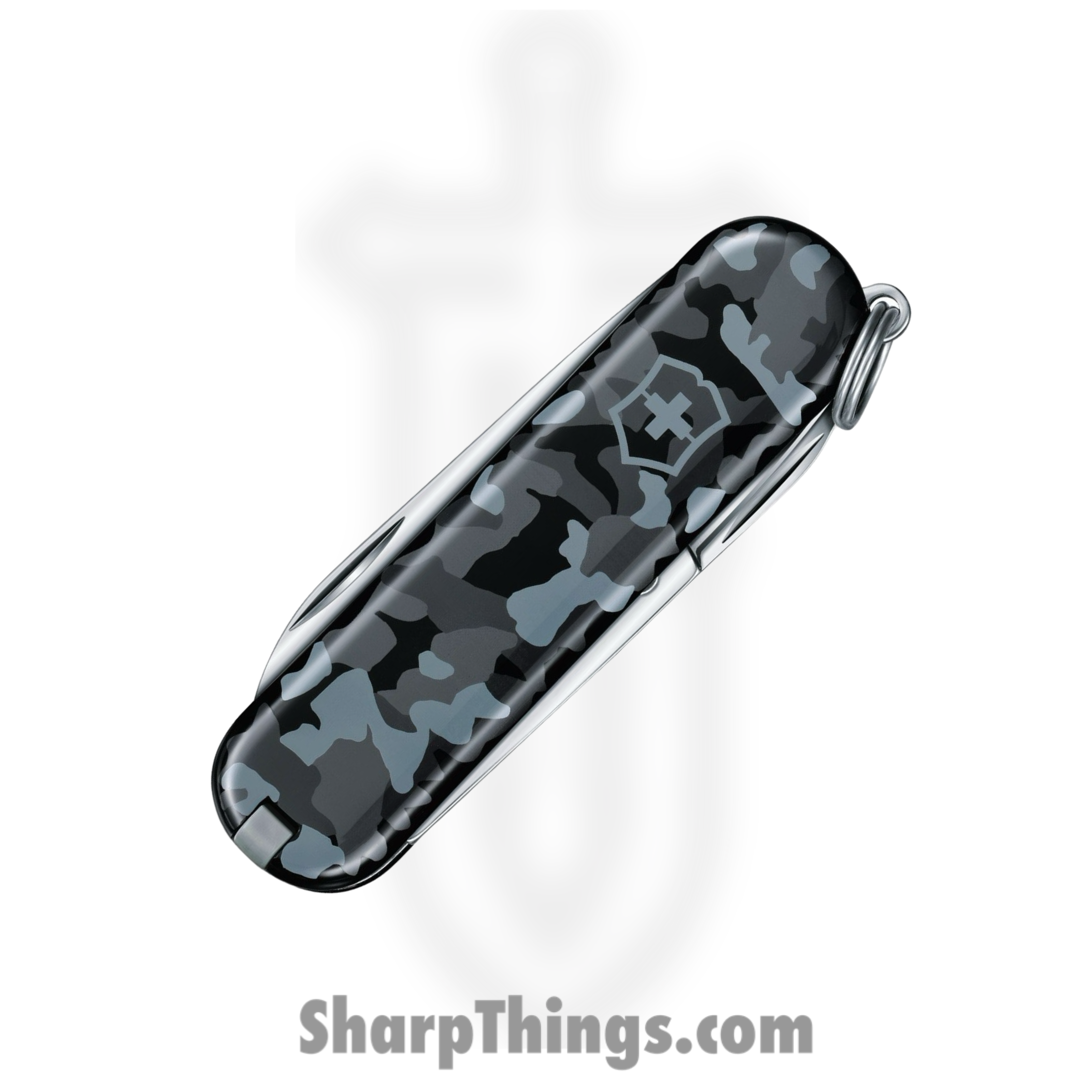 Victorinox - VN06223942X2 - Classic SD - Folding Knife - Stainless Polished Multi - ABS/Celidor - Navy Camo - Image 2