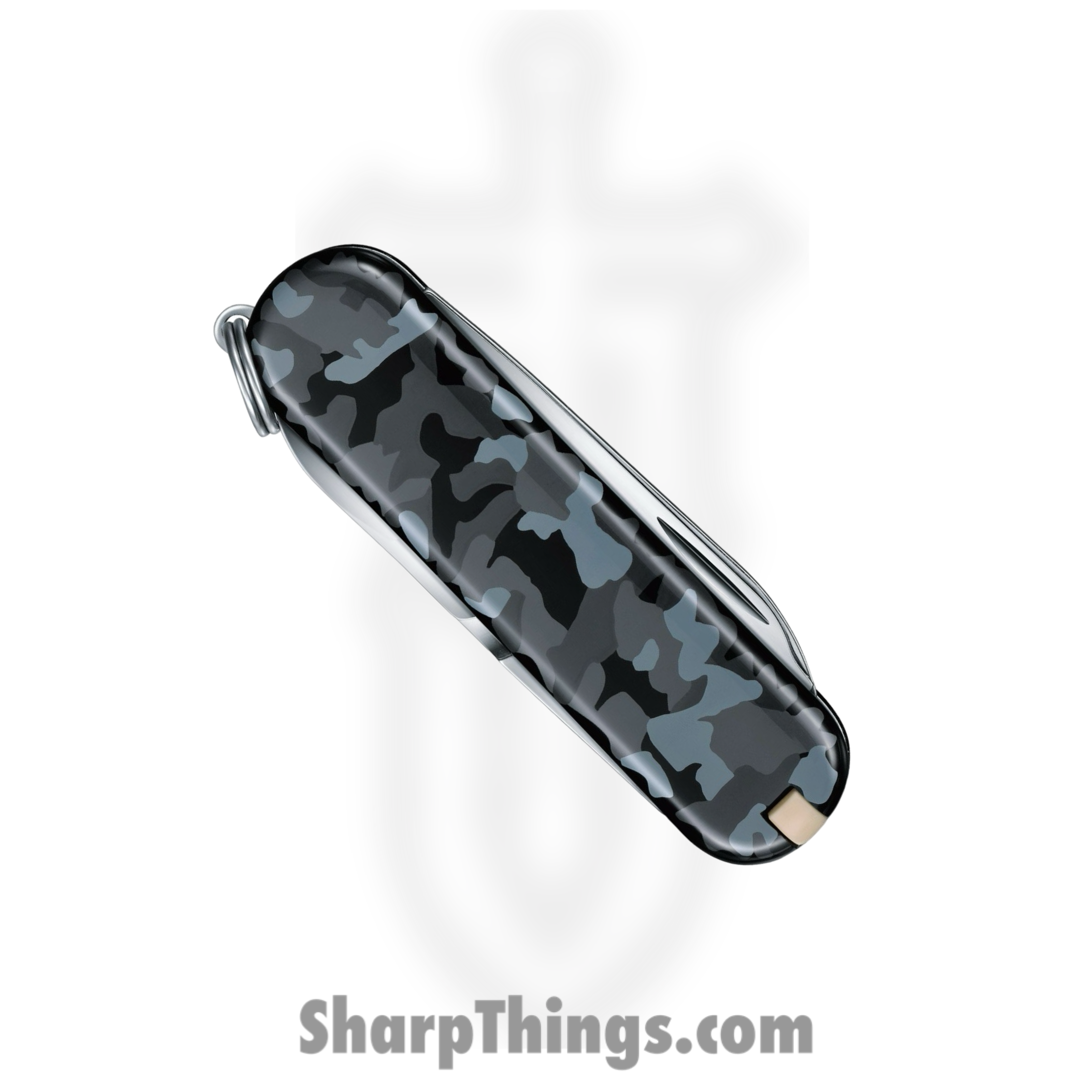 Victorinox - VN06223942X2 - Classic SD - Folding Knife - Stainless Polished Multi - ABS/Celidor - Navy Camo - Image 3