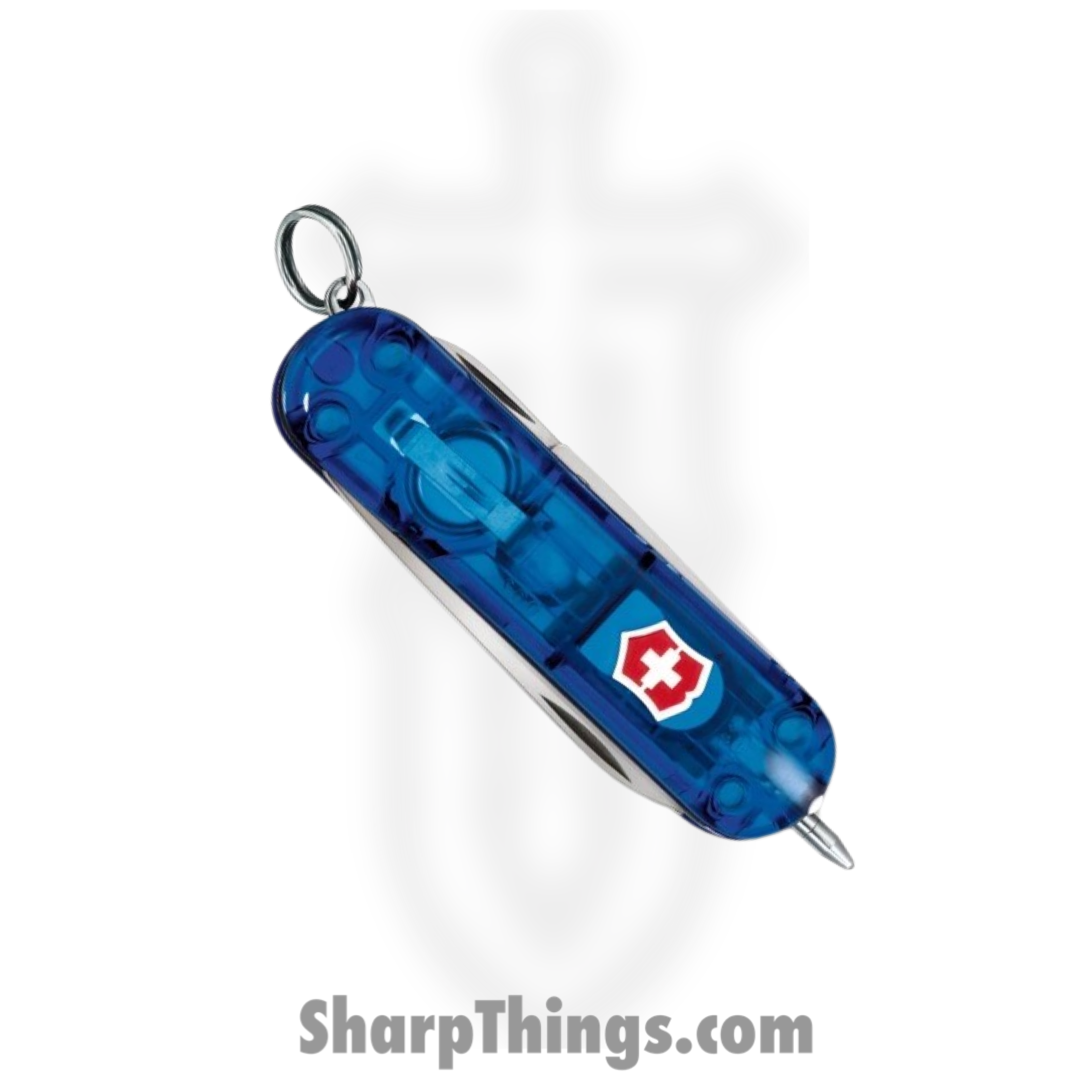 Victorinox - VN06226T2033X1 - Signature Lite - Folding Knife - Stainless Polished Multi - ABS/Celidor - Blue - Image 2