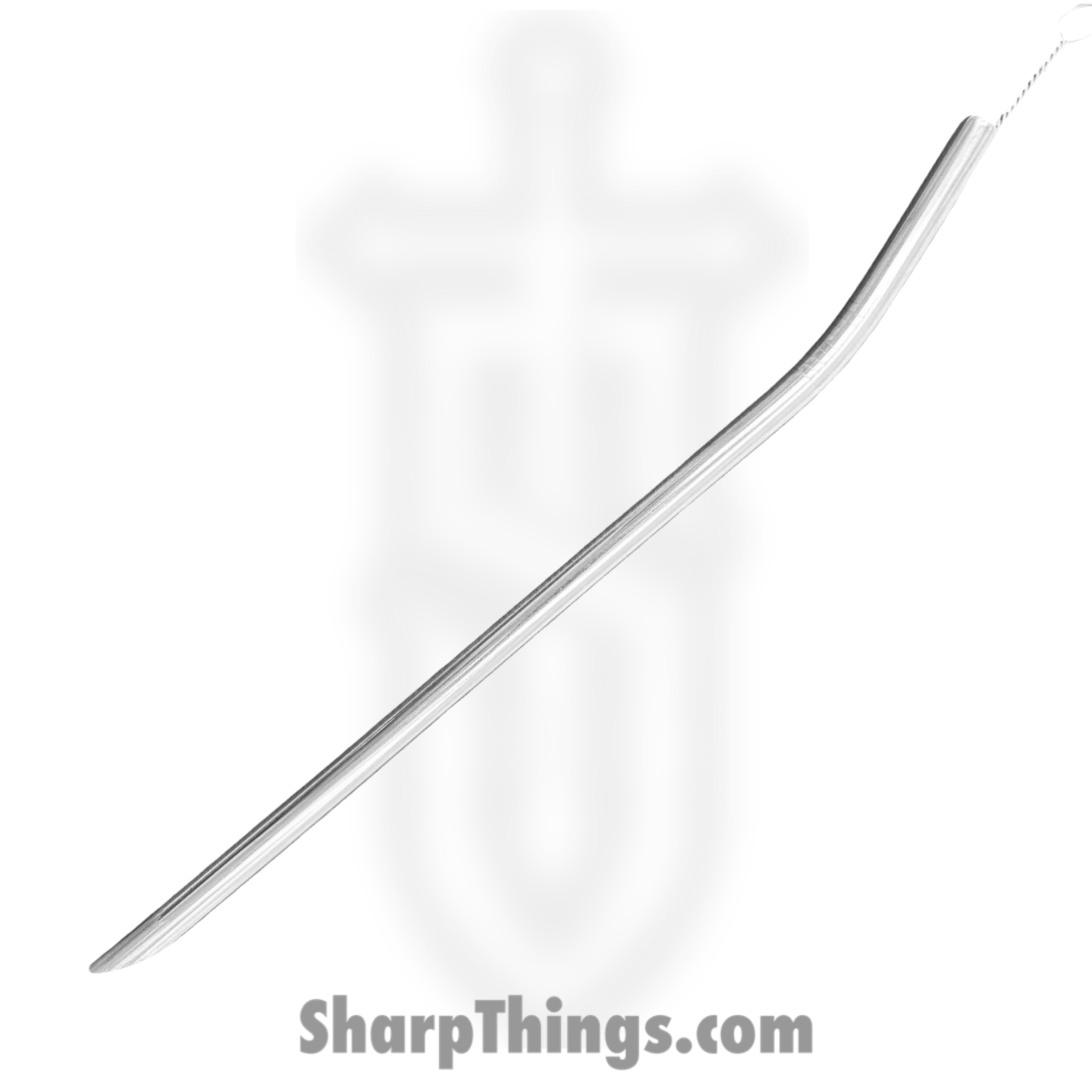 Full Heart Forge - FHF-DS-BN-LG - Lobotomy Straw Bent Large - Fixed Blade Knife - Stainless