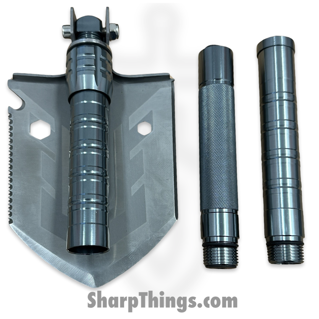 VOC - Maganese Folding Survival Shovel - Black Camo - Image 4