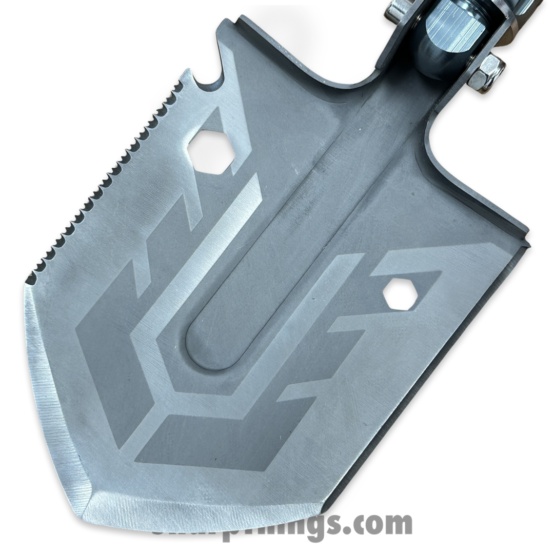 VOC - Maganese Folding Survival Shovel - Black Camo - Image 6