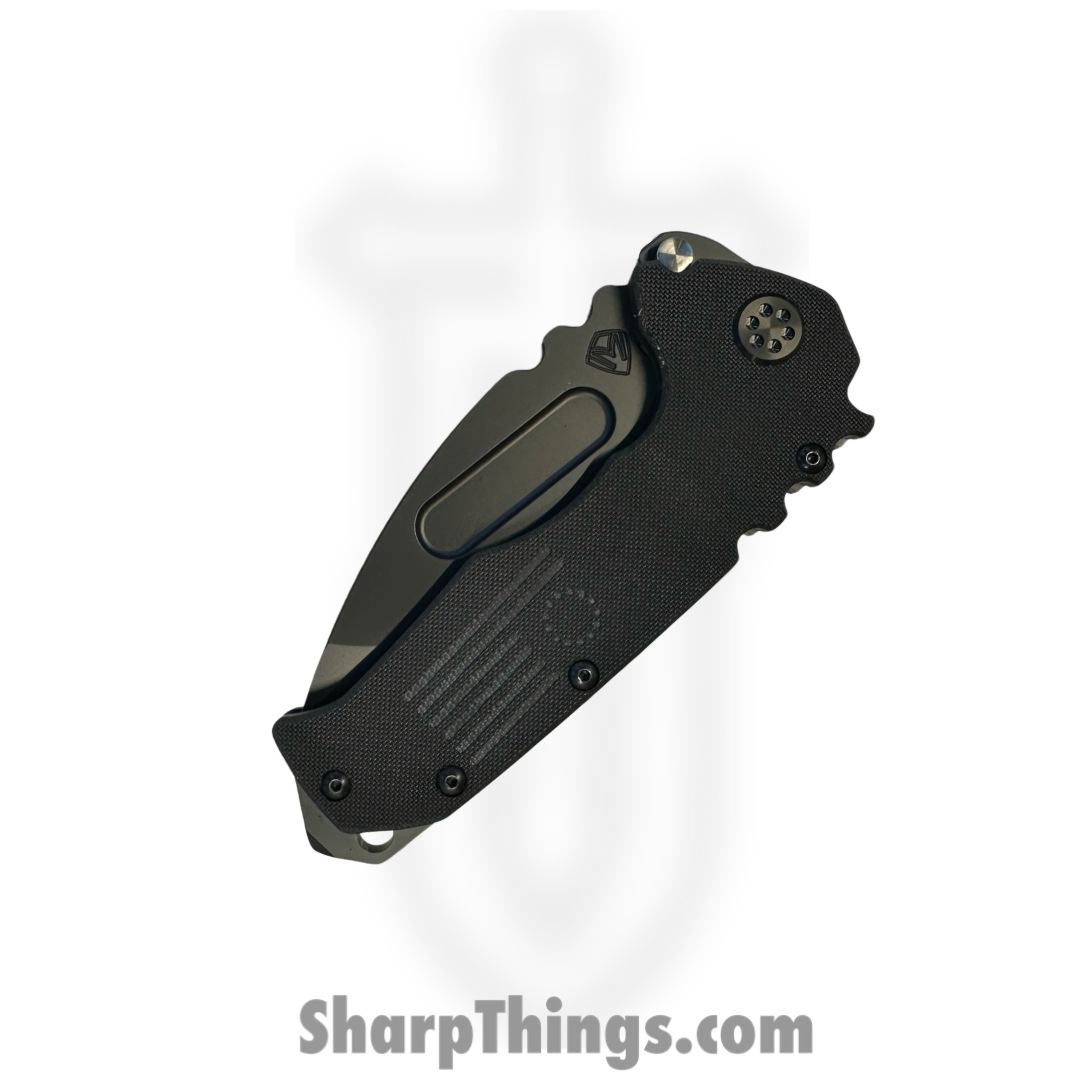 Medford Knife and Tool - 040424D - Scout M/P - Folding Knife - D2 DLC Tanto - G10 Black Hardware - Black - Image 3