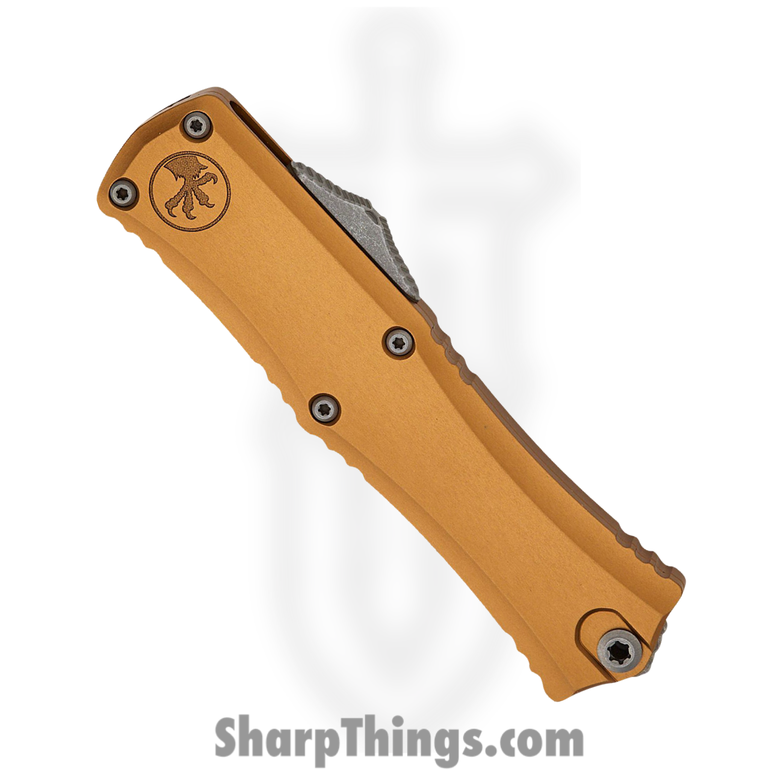 Microtech - 1701M-10APTA - Mini Hera II - OTF Auto - M390MK Apocalyptic Bayonet - Aluminum - Tan - Image 3