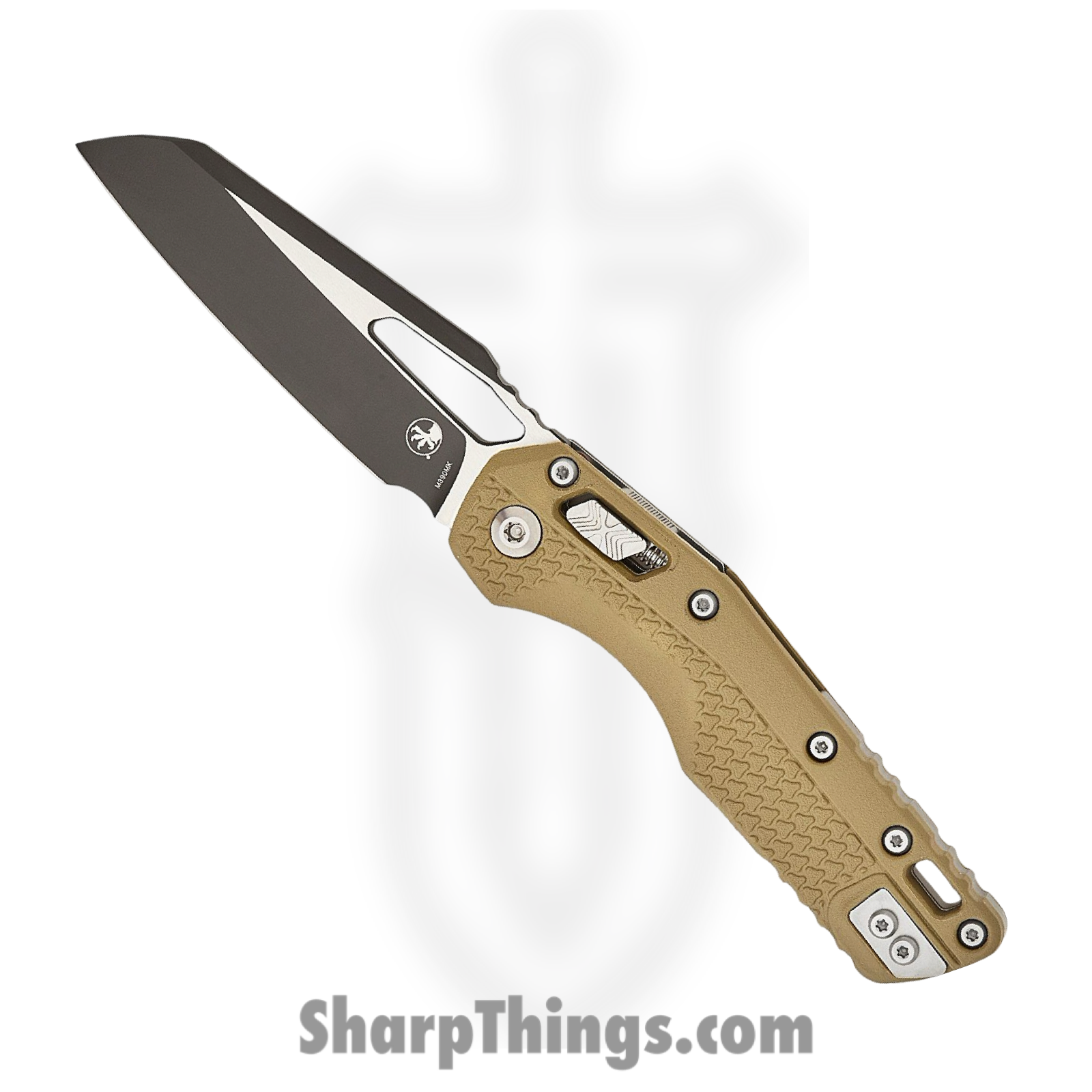 Microtech - 210T-1PMOD - MSI RAM-LOK S/E - Folding Knife - M390MK Black Modified Sheepsfoot - Injection Molded Polymer - OD Green