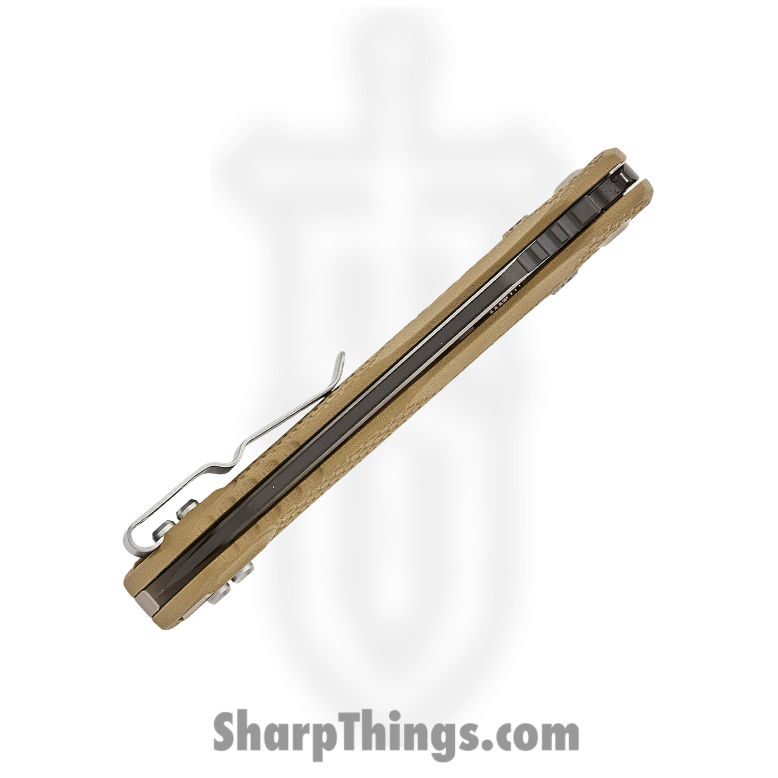 Microtech - 210T-1PMOD - MSI RAM-LOK S/E - Folding Knife - M390MK Black Modified Sheepsfoot - Injection Molded Polymer - OD Green - Image 5