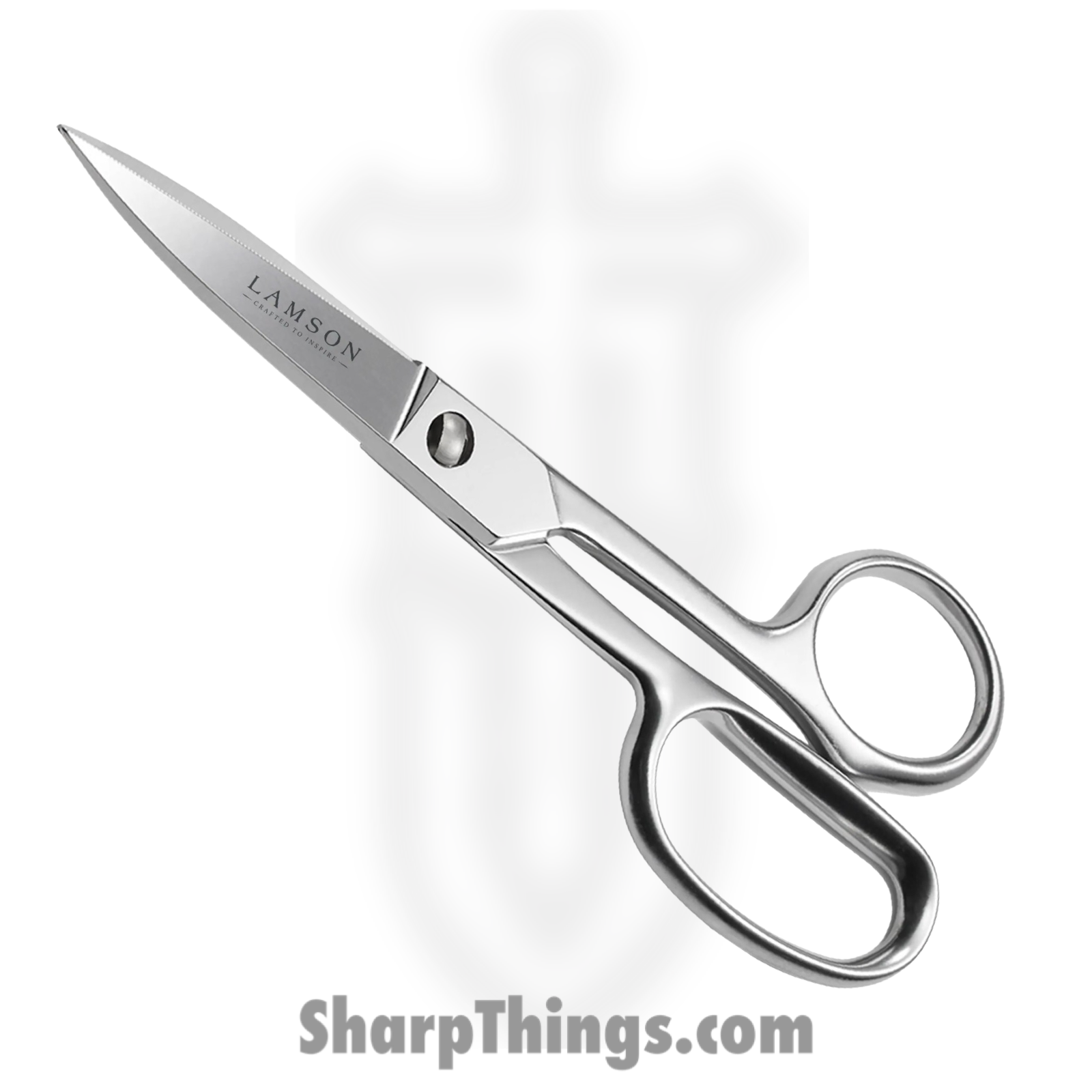 Lamson - 39758 - Forged Take-Apart Kitchen Shears - Carbon Steel Polished - Stainless Steel - Stainless