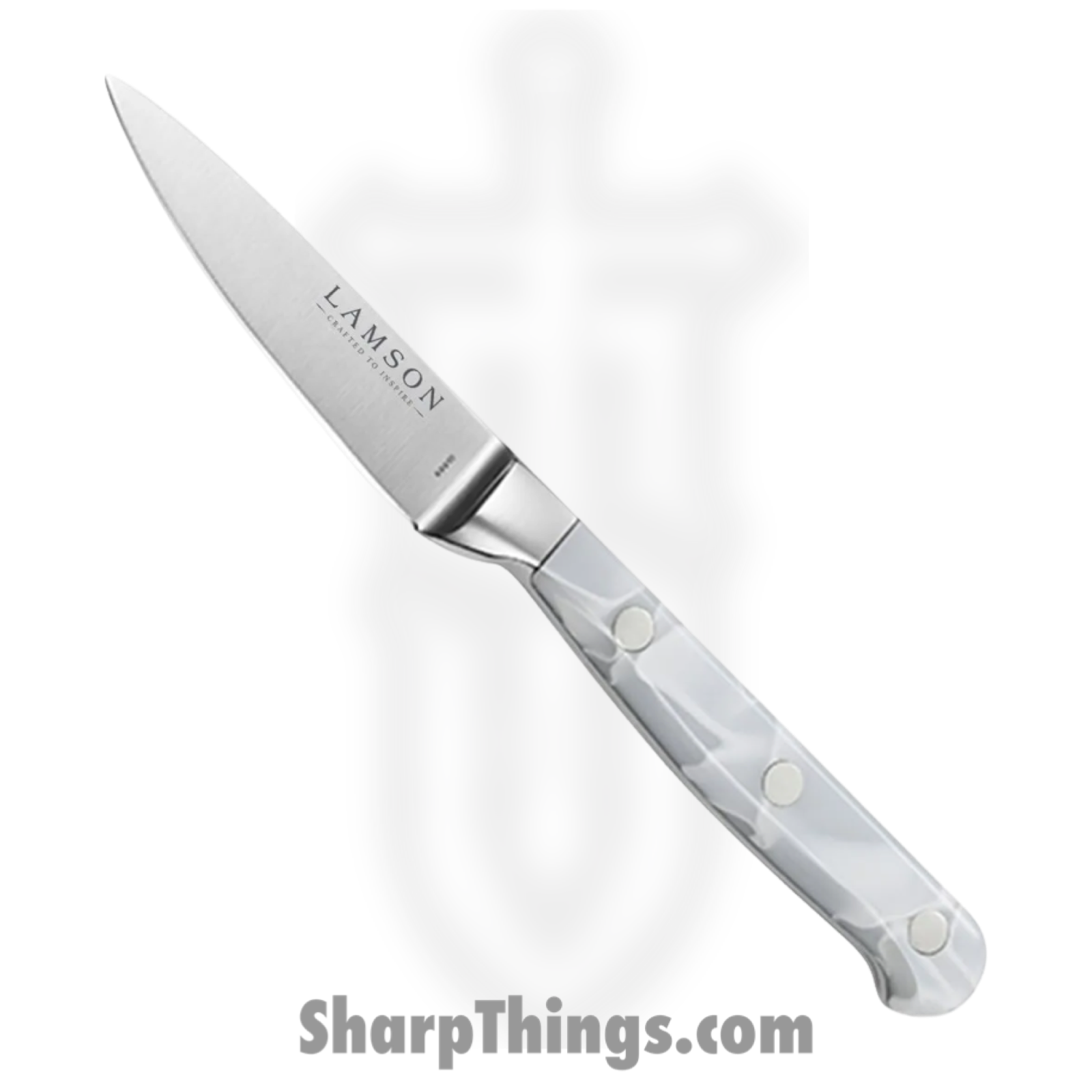 Lamson - 69973 - 3-Piece Premier Forged Cook’s Set of Knives - 4116 Polished - Acrylic - Ice - Image 4