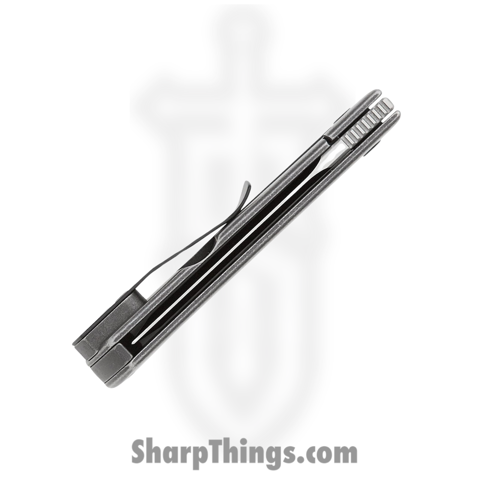 CRKT - 5915 - MinimalX™ - Folding Knife - Sandvik 12C27 Satin Modified Tanto - Dark Stonewashed Steel - Gray - Image 5