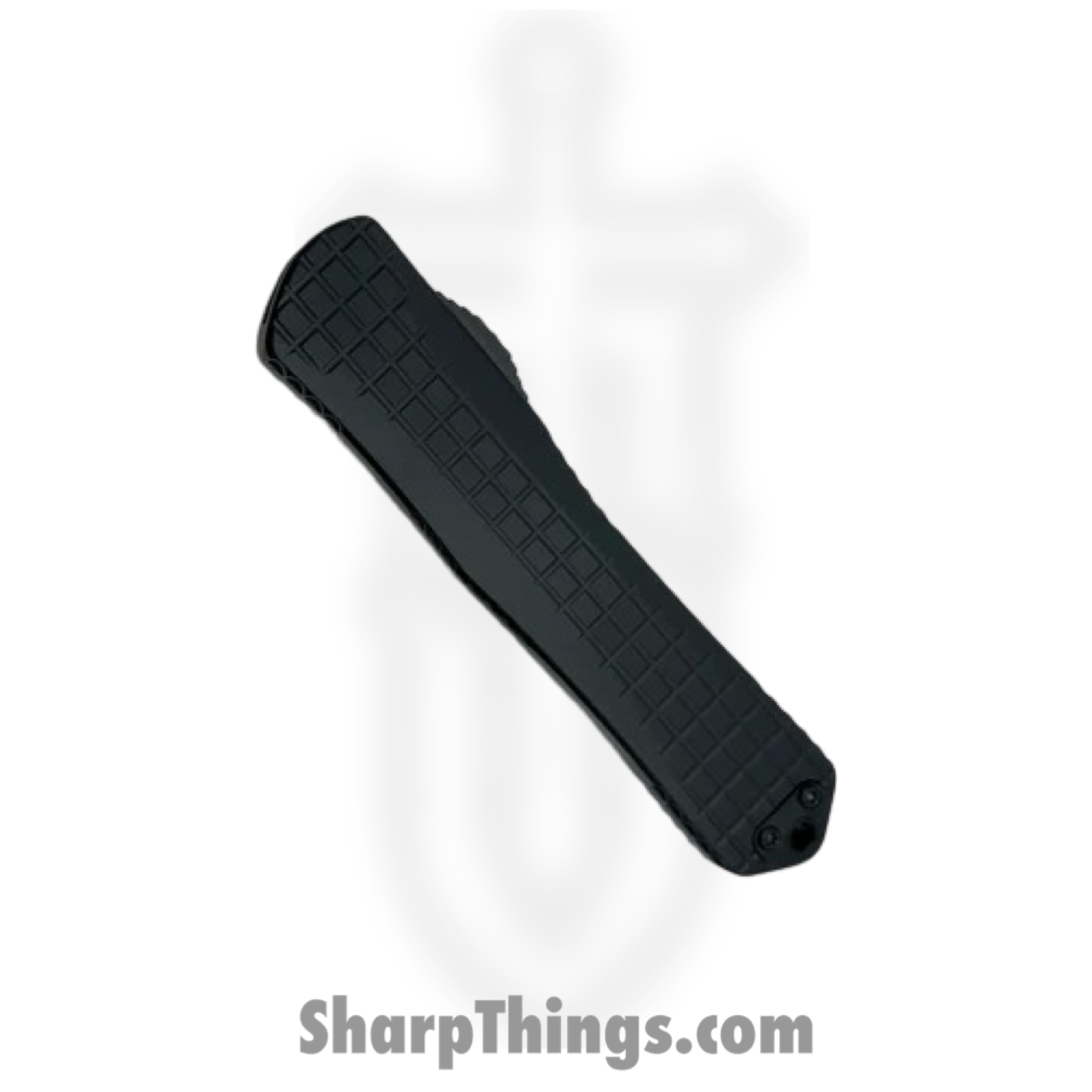 Heretic Knives - H032F-10A-T - Manticore X - OTF Auto - Magnacut Two Tone Black Dagger - Frag Aluminum - Black - Image 3