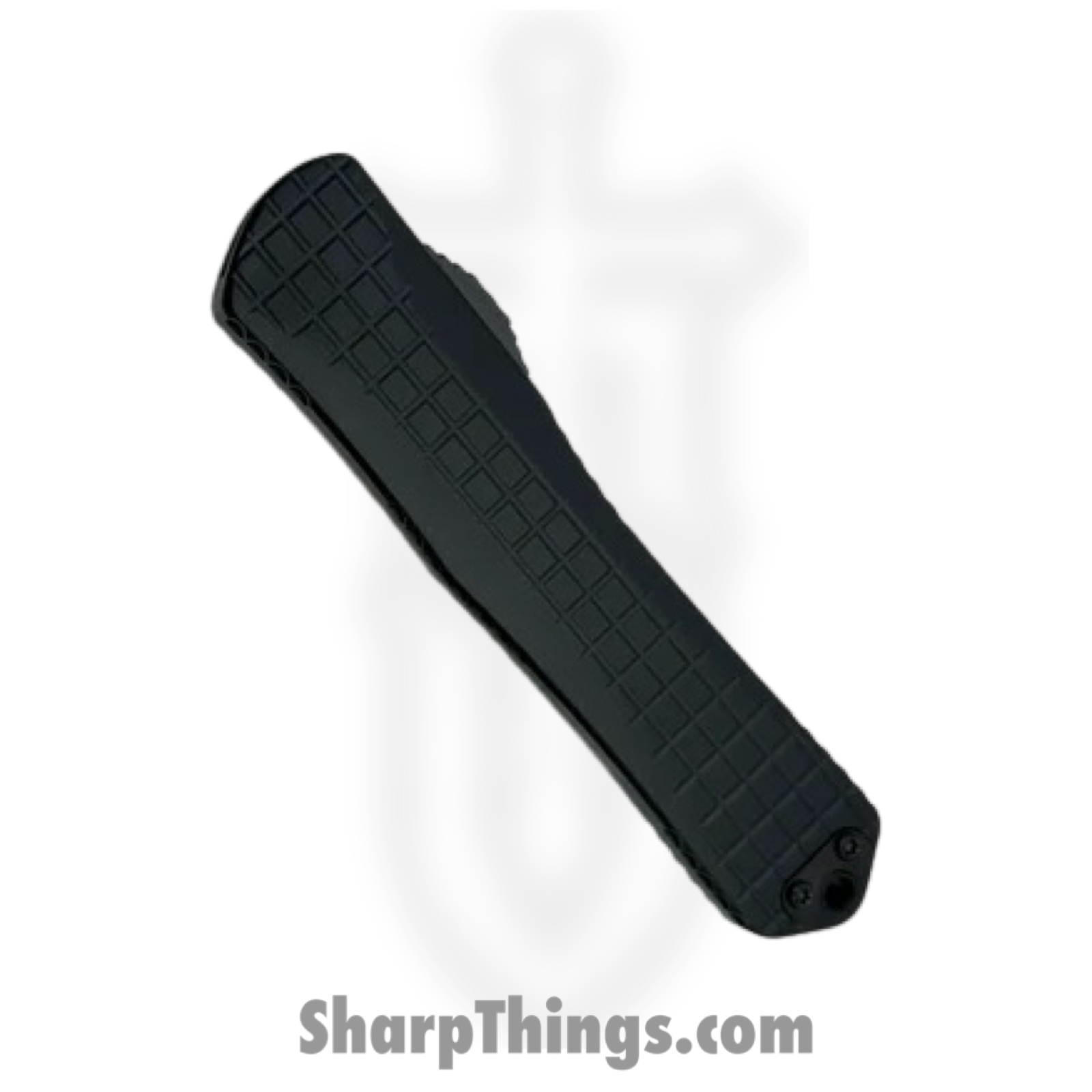 Heretic Knives - H032F-10C-T - Manticore X Full Serrated - OTF Auto - Magnacut Two Tone Black Dagger - Frag Aluminum - Black - Image 3