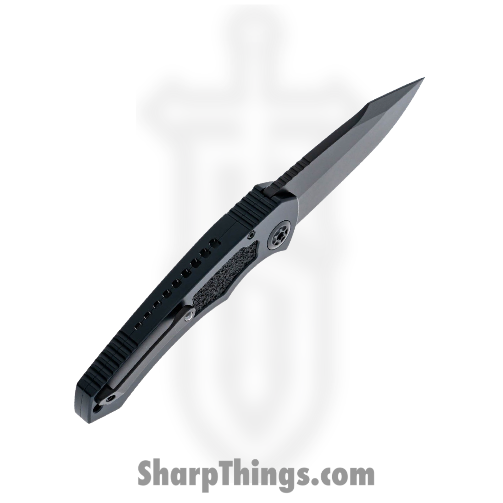 Heretic Knives - H048-4A-T - Pariah Tactical - Automatic Knife - Magnacut Black Drop Point - Aluminum - Black - Image 3