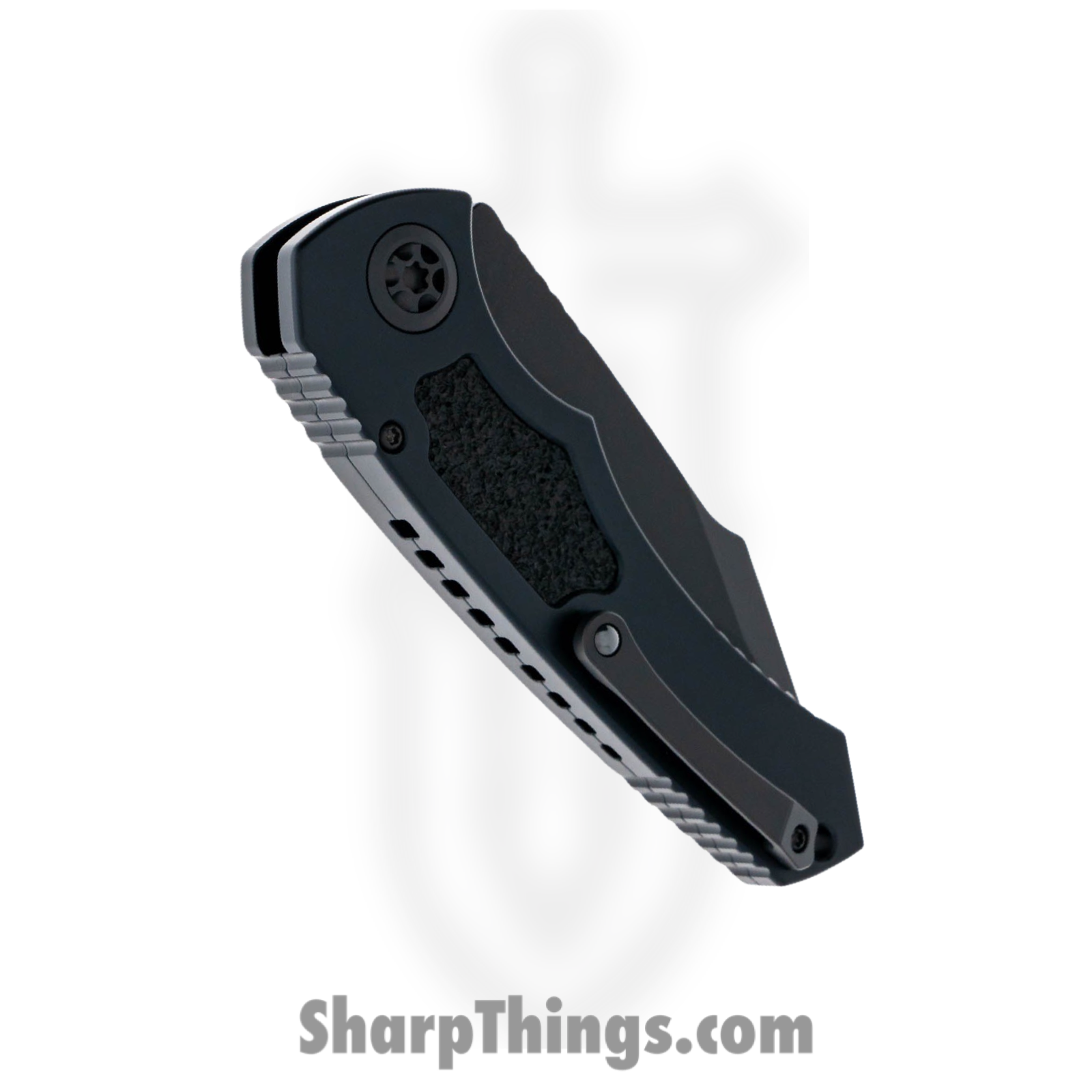 Heretic Knives - H048-4A-T - Pariah Tactical - Automatic Knife - Magnacut Black Drop Point - Aluminum - Black - Image 5