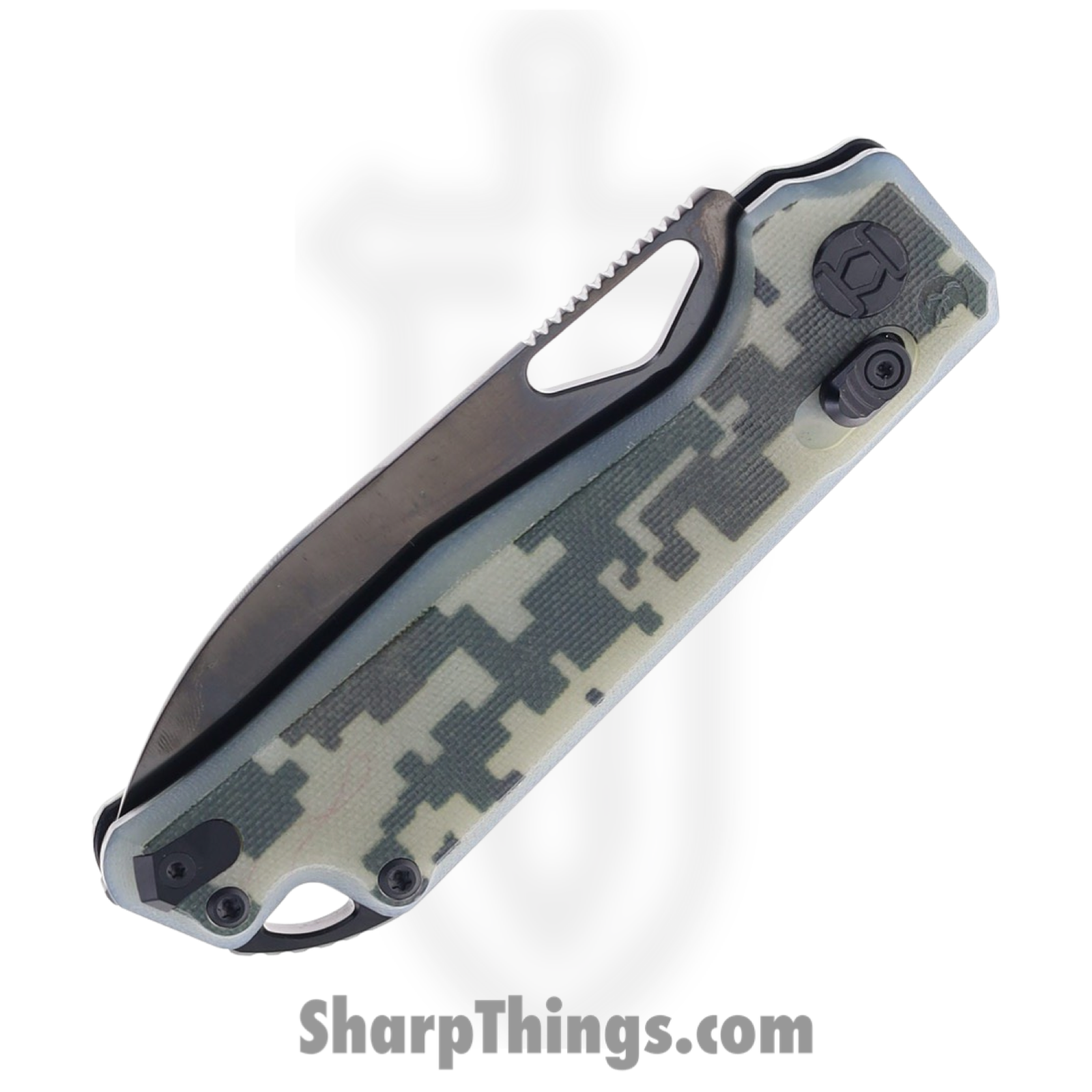 Kunwu - KUNX705MO - Pulsar XT Lock - Folding Knife - Elmax DLC Drop Point - G10 - Camo - Image 3