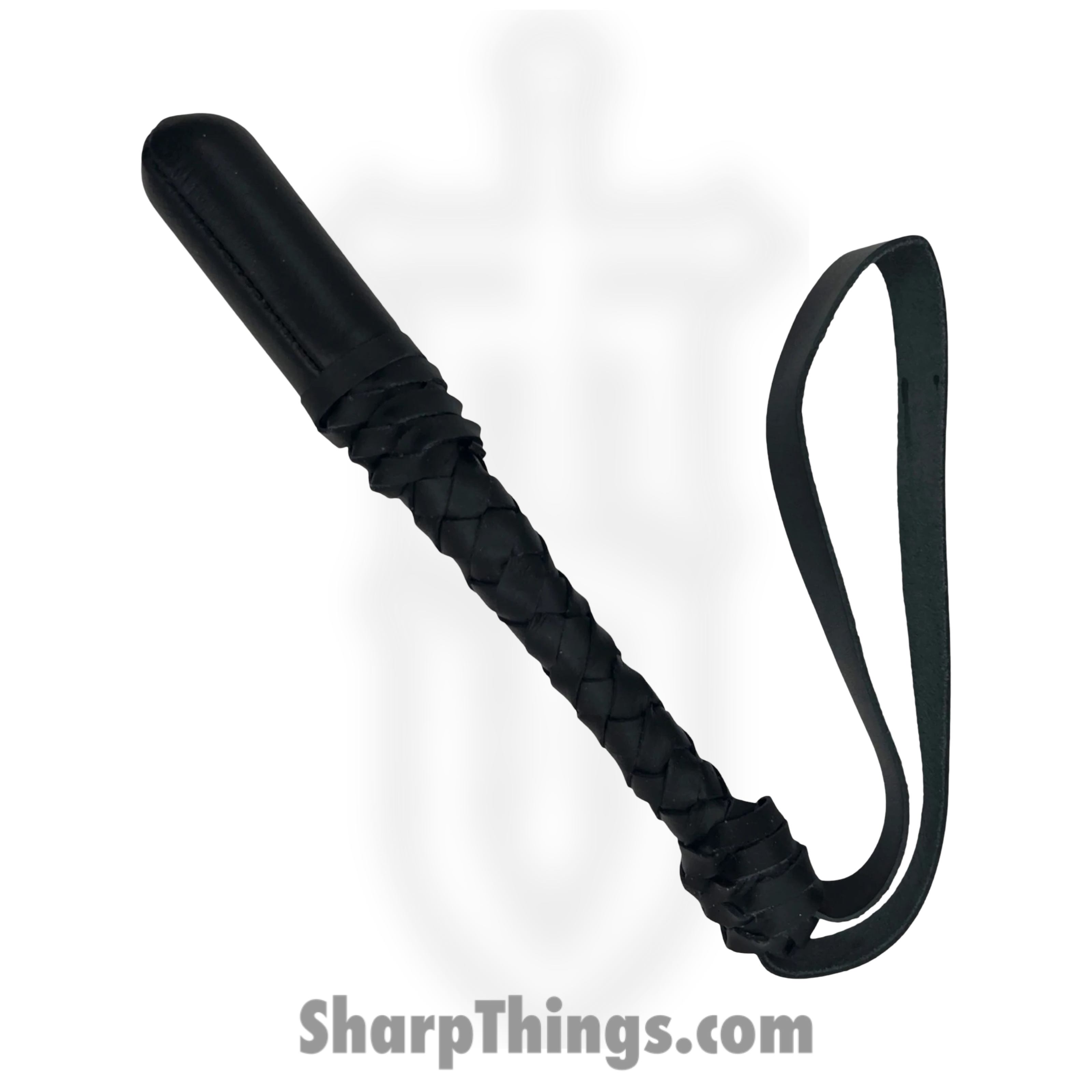 VOC - P-15985 - 9 Inch Billy Club - Leather - Black
