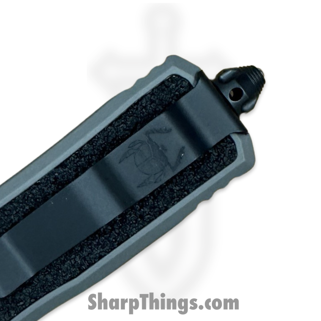 Microtech - 1278-1NC - Scarab II GEN III S/E - OTF Auto - M390MK 2 Tone Drop Point - 6061-T6 Aluminum - Natural - Image 4