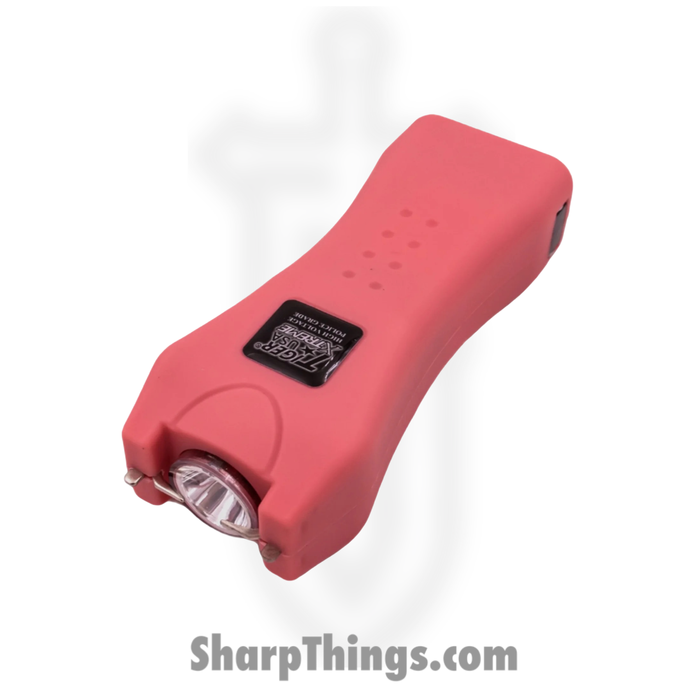 Tiger USA - TD-618-PK - 125 Million Mighty Warrior Stun Gun with 200 Lumens Flashlight - Plastic - Pink - Image 2