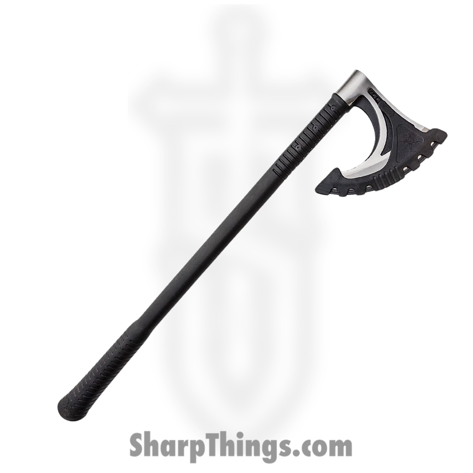 United Cutlery - UC3457 - M48 Viking Axe - Fixed Blade Knife - 3Cr13 Two Tone Black Satin - FRN - Black - Image 4