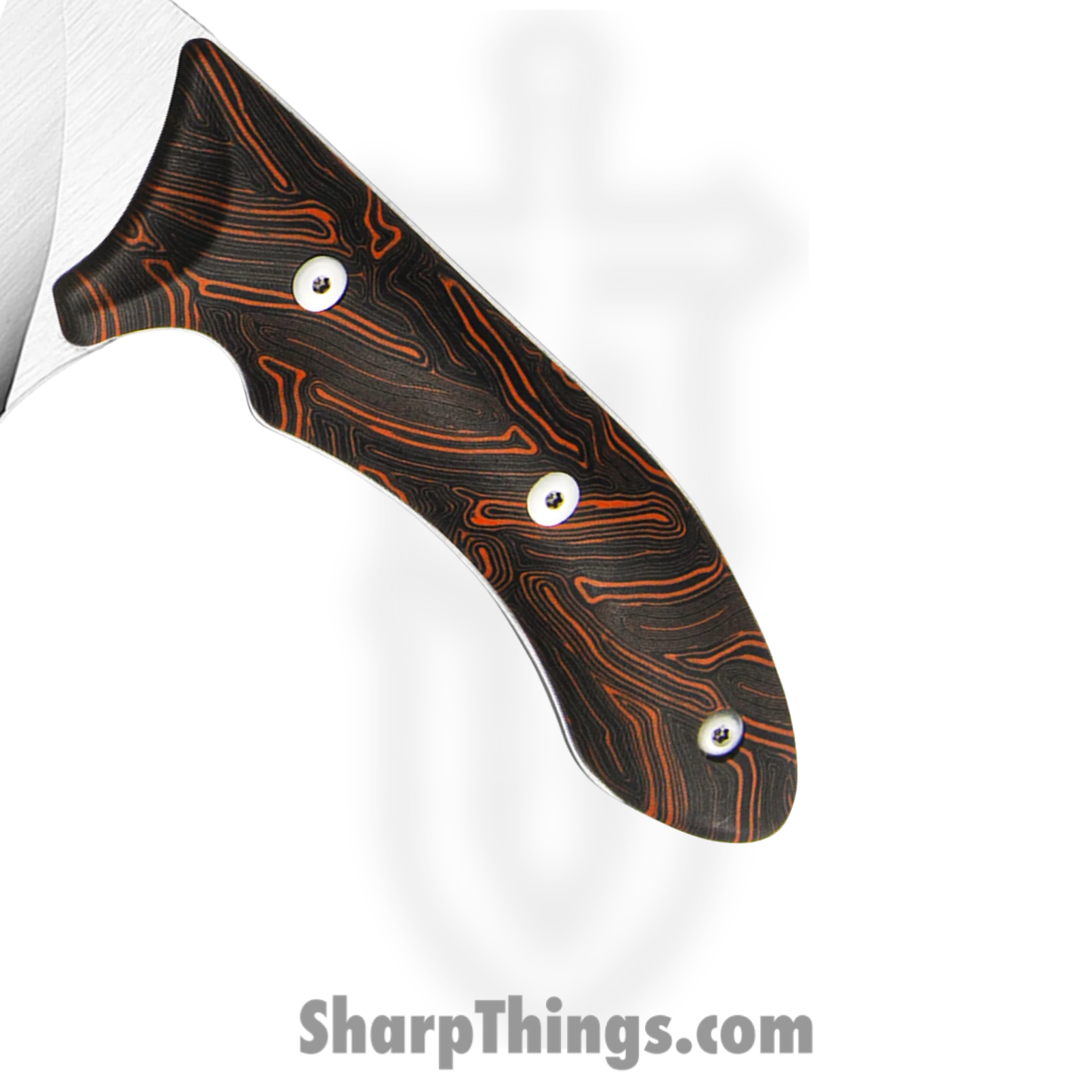 Xin Cutlery - XC143 - XinCross Tactical Chef Knife - Fixed Blade Knife - Alloy Steel Satin - G10 - Black Orange - Image 3