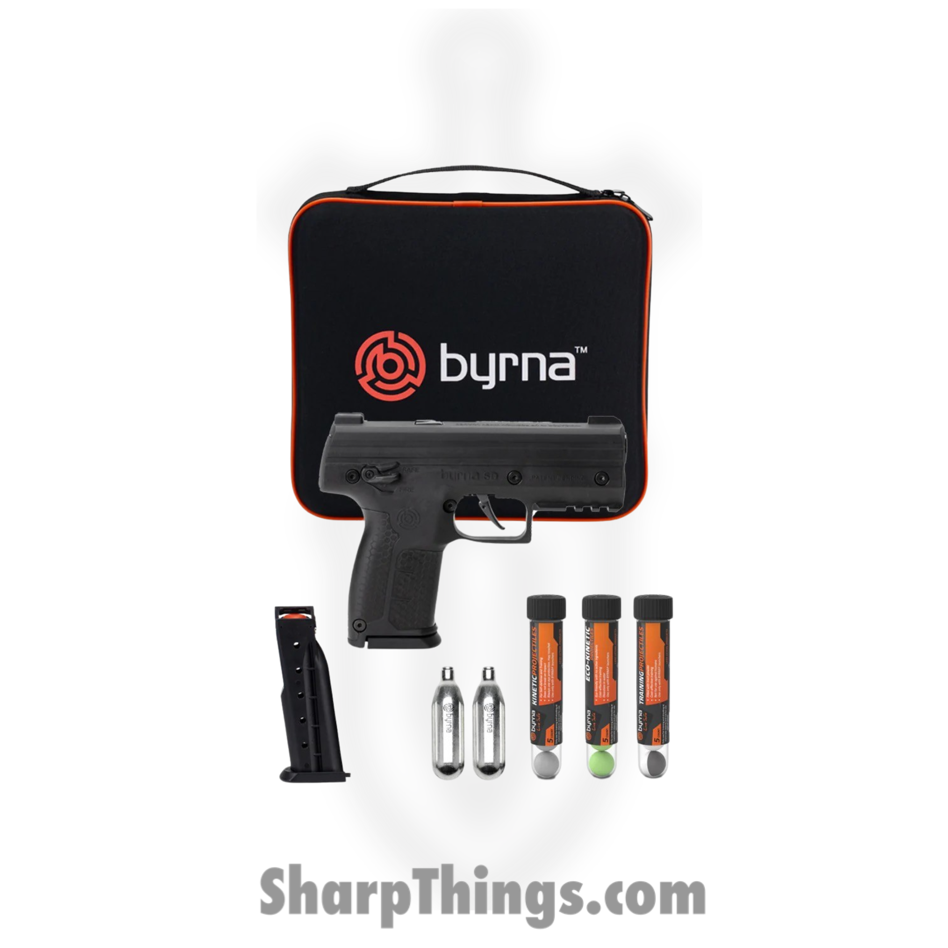Byrna - SK68300 - SD Kinetic Ball Launcher Kit - CA/NY Compliant - Black