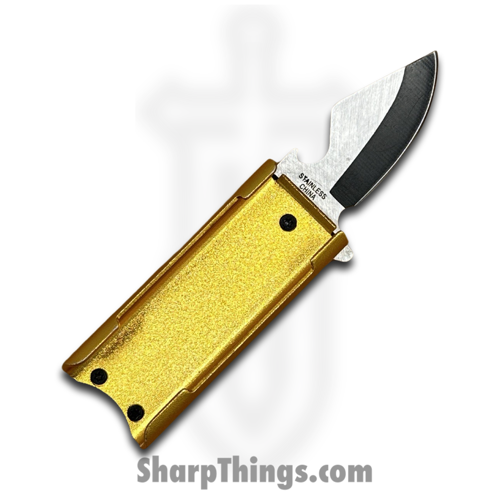 CMP - CN211523-YL - Lighter Money Clip Knife - Folding Knife - Stainless Steel Two Tone - Aluminum - Yellow - Image 2