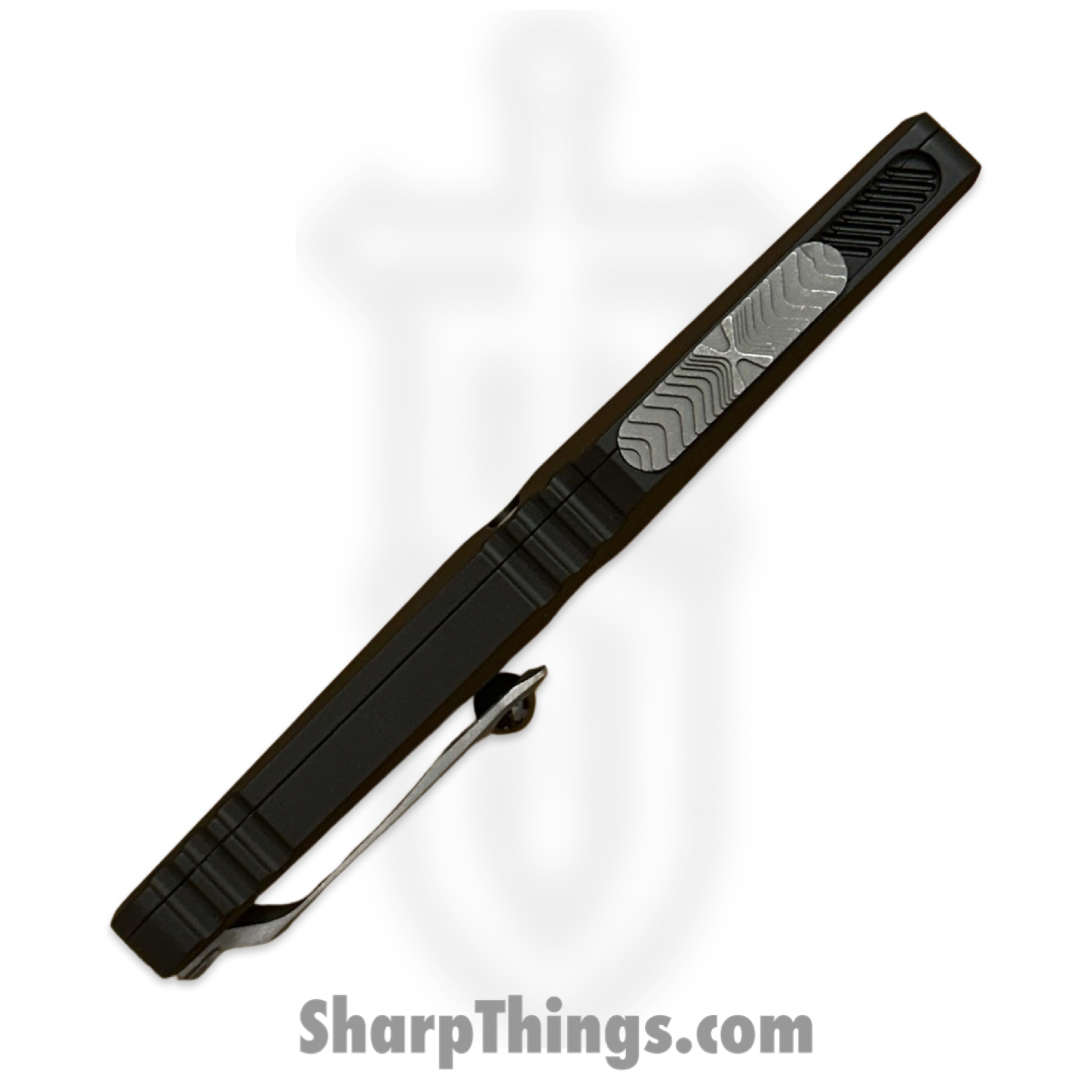 Microtech - 1142-11AP - Combat Troodon Gen III - OTF Auto - Apocalyptic D/E P/S - Deep Engraved Aircraft Aluminum - Black - Image 7