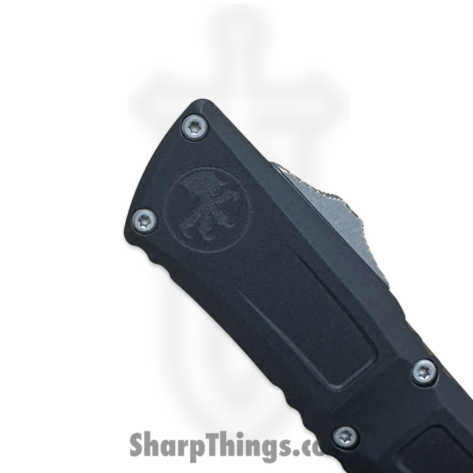 Microtech - 1142-11AP - Combat Troodon Gen III - OTF Auto - Apocalyptic D/E P/S - Deep Engraved Aircraft Aluminum - Black - Image 8