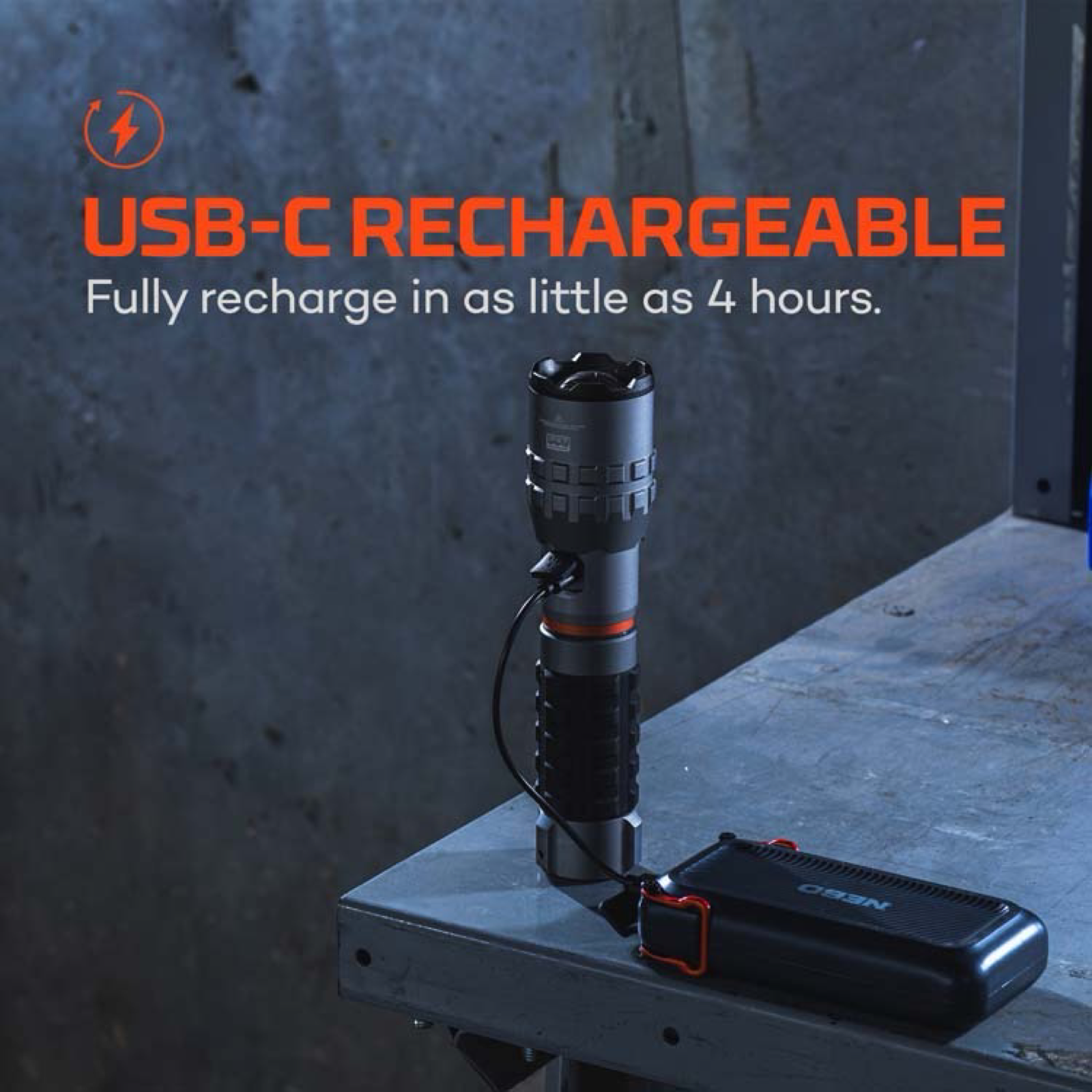 NEBO - NEB-WLT-0031 - Slyde King 4K - Rechargeable Work Light and 4k Lumen Flashlight - Image 2
