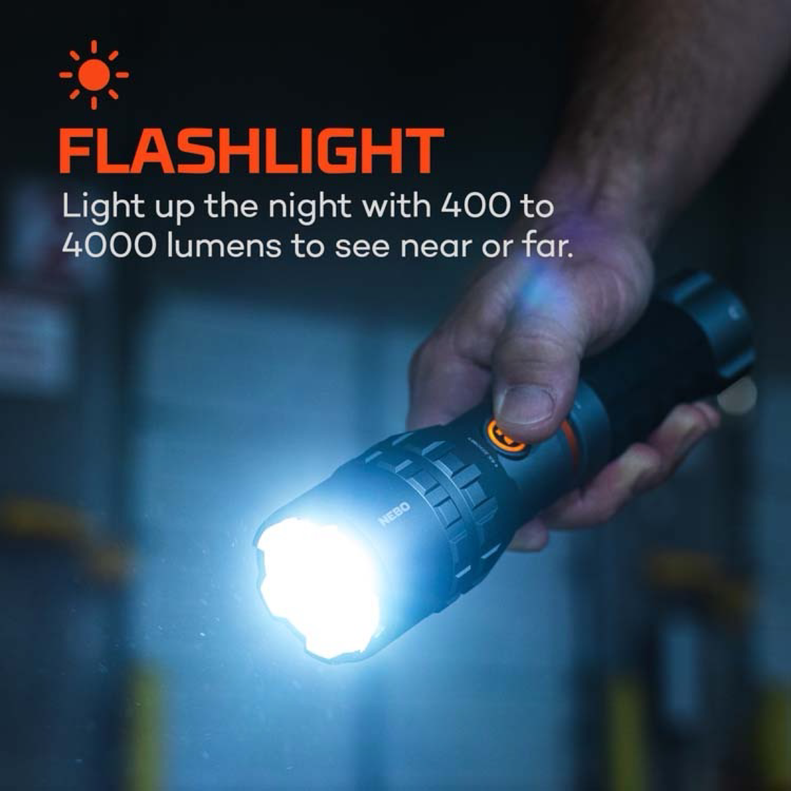 NEBO - NEB-WLT-0031 - Slyde King 4K - Rechargeable Work Light and 4k Lumen Flashlight - Image 4