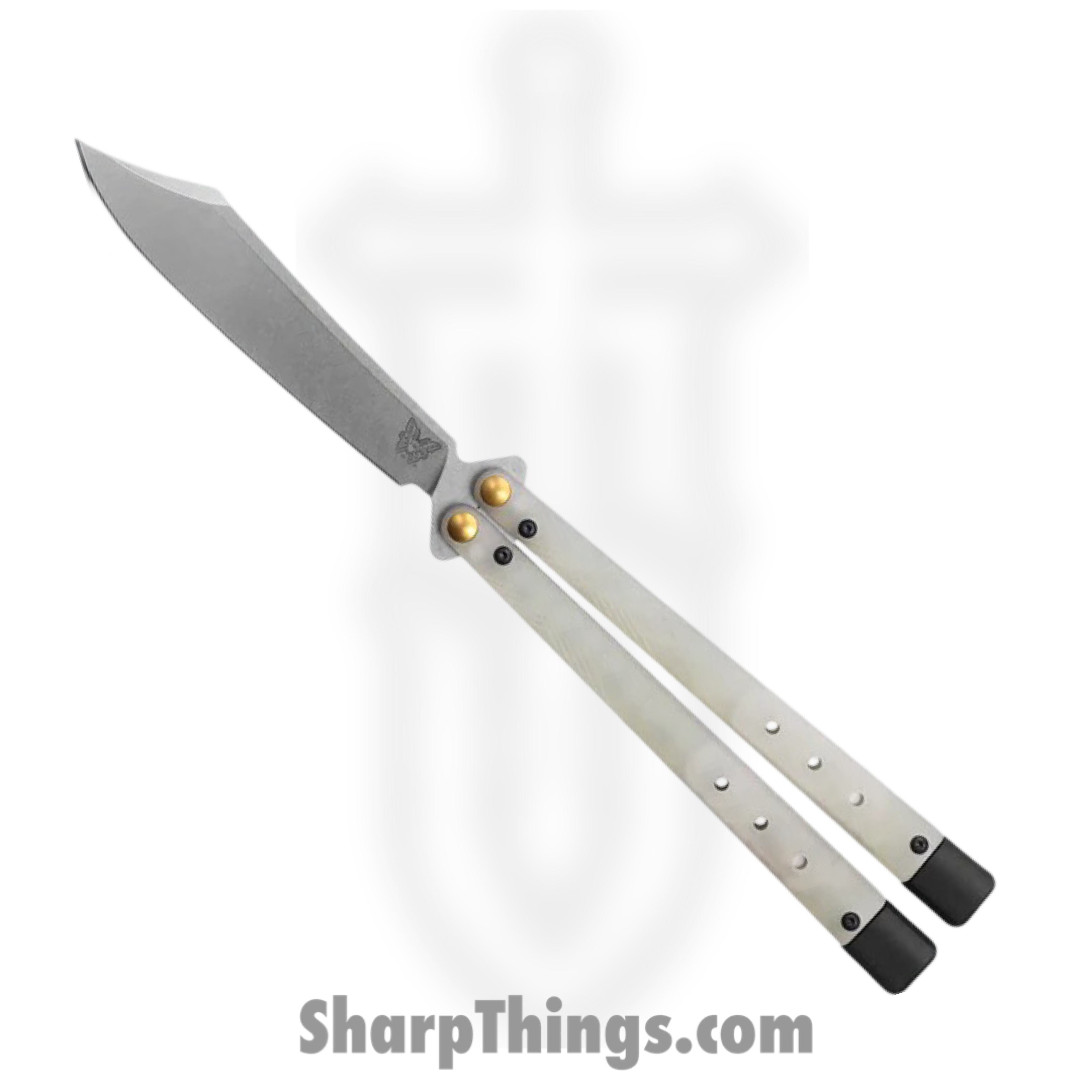 Benchmade - 99 - Necron - Balisong - CPM S30V Satin Scimitar - G10 - Jade