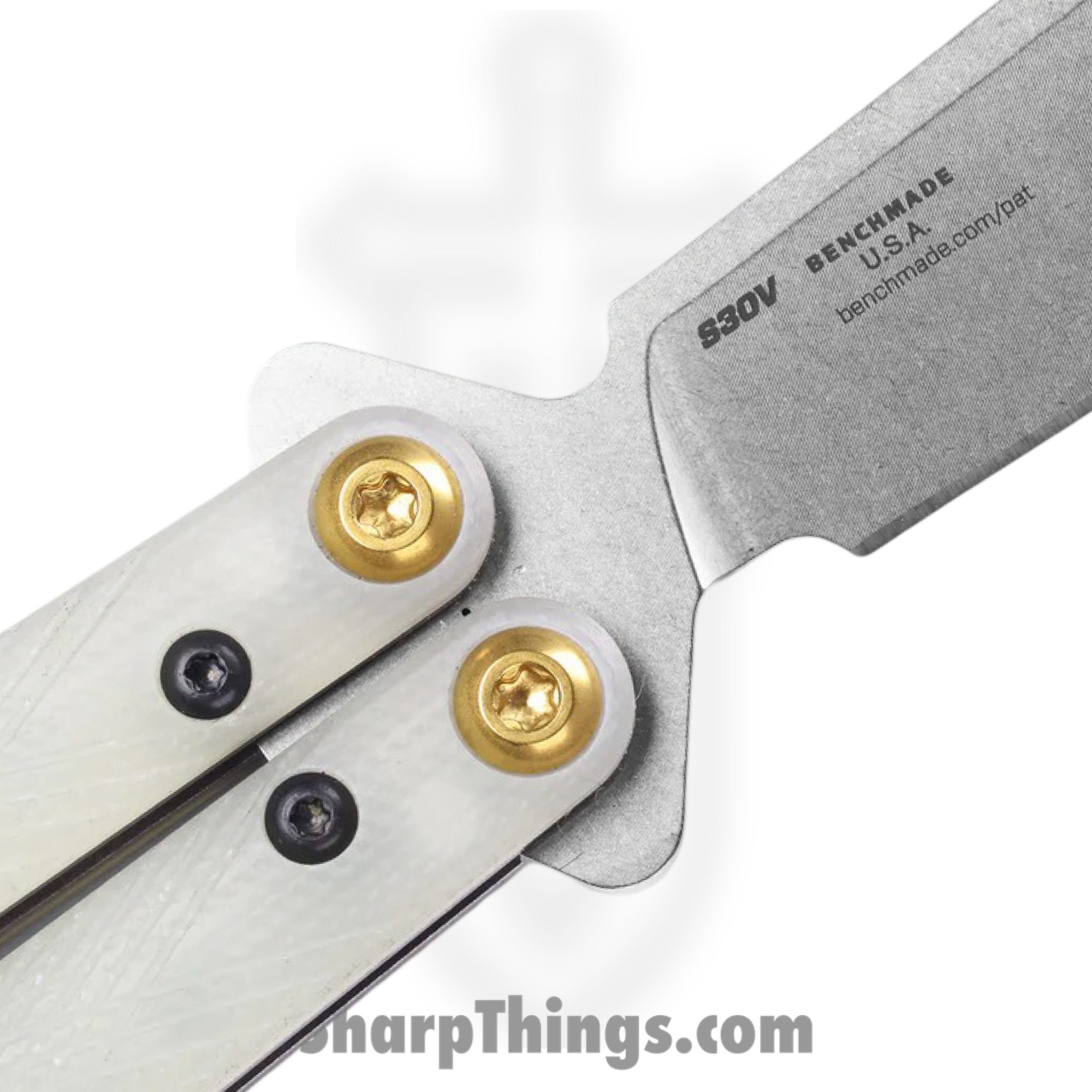 Benchmade - 99 - Necron - Balisong - CPM S30V Satin Scimitar - G10 - Jade - Image 4