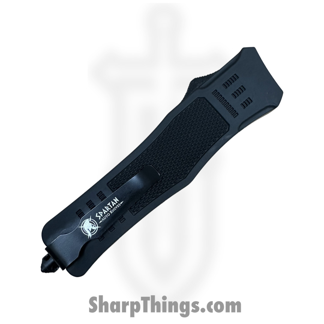 Steel River Knives - SB618DGDBK - Midway OTF Auto - 440 Damascus Dagger - Black - Image 3