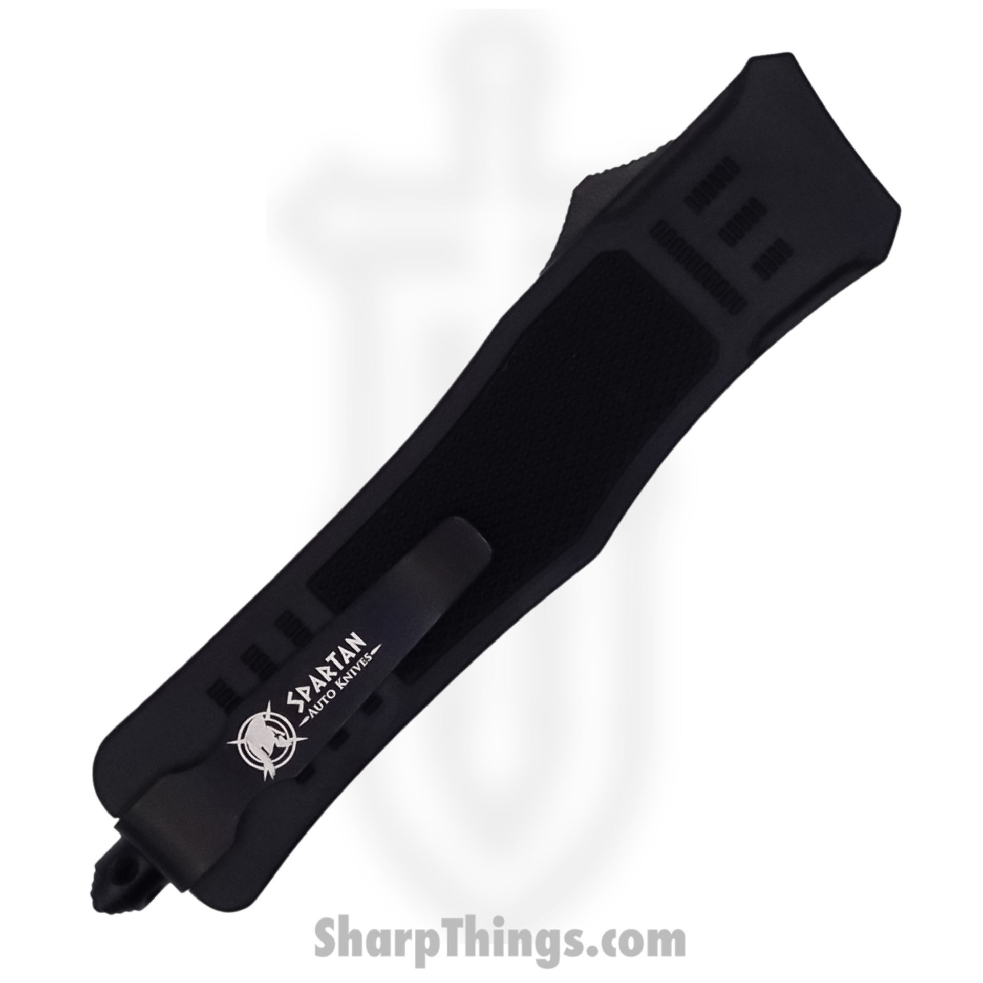 Steel River Knives - SB618DPDBK - Midway OTF Auto - 440 Damascus Drop Point - Black - Image 4