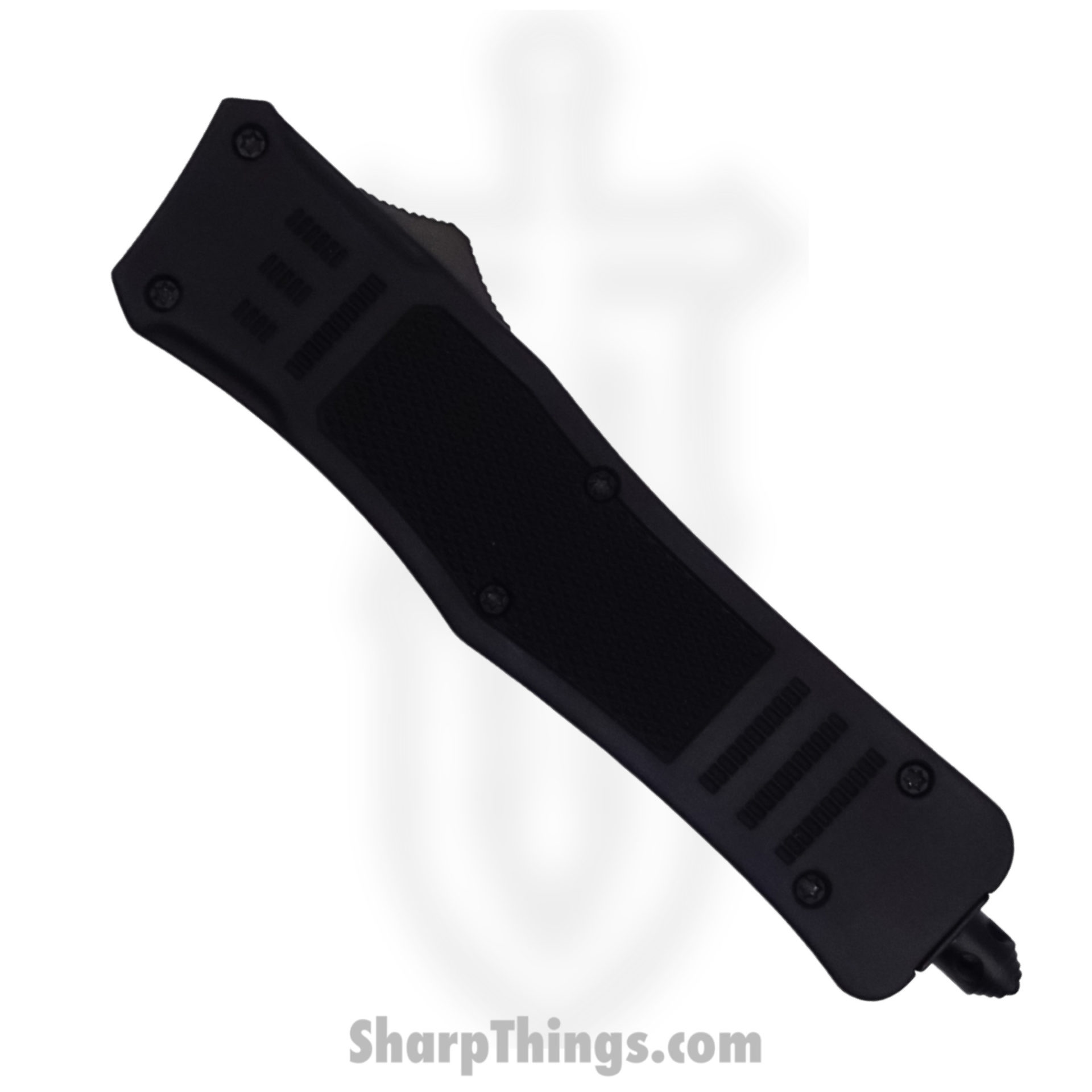 Steel River Knives - SB618DPDBK - Midway OTF Auto - 440 Damascus Drop Point - Black - Image 2