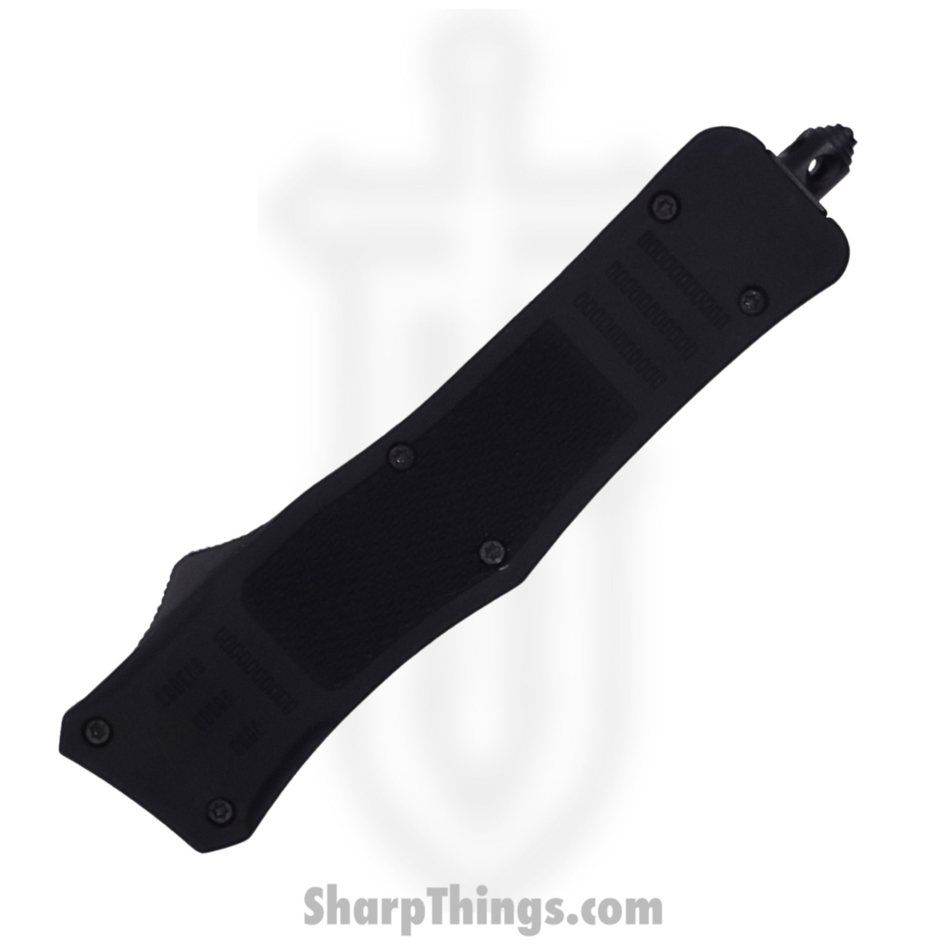 Steel River Knives - SB618TSBK - Midway OTF Auto - 440 2 Tone Serrated Tanto - Black - Image 2