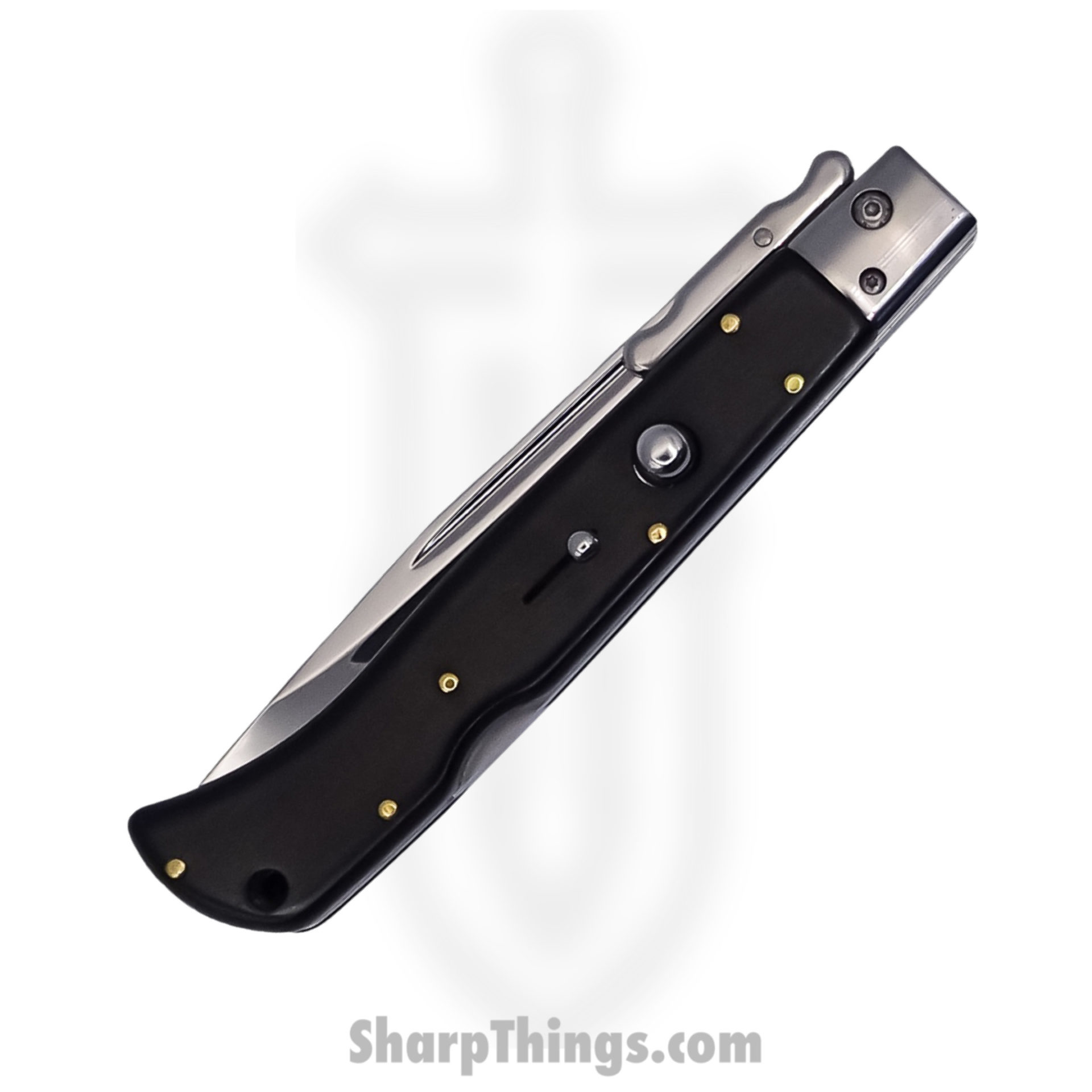 Steel River Knives - SBSG11CBLW - Magnum 11in Stiletto - Swinguard Lockback Auto - 440 Clip Point - Blackwood - Image 3