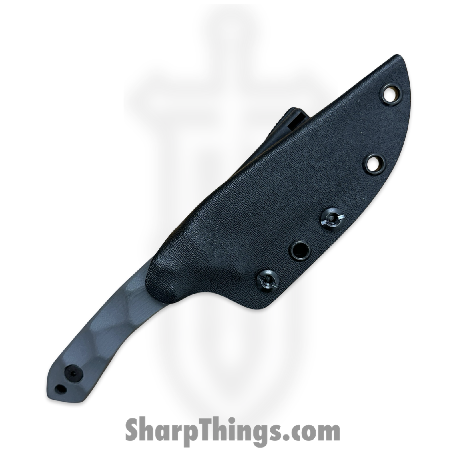 Stroup Knives - GP2-GR-G10 - GP2 - Fixed Blade Knife - 1095 HC Acid Wash Drop Point - G10 - Grey - Image 6