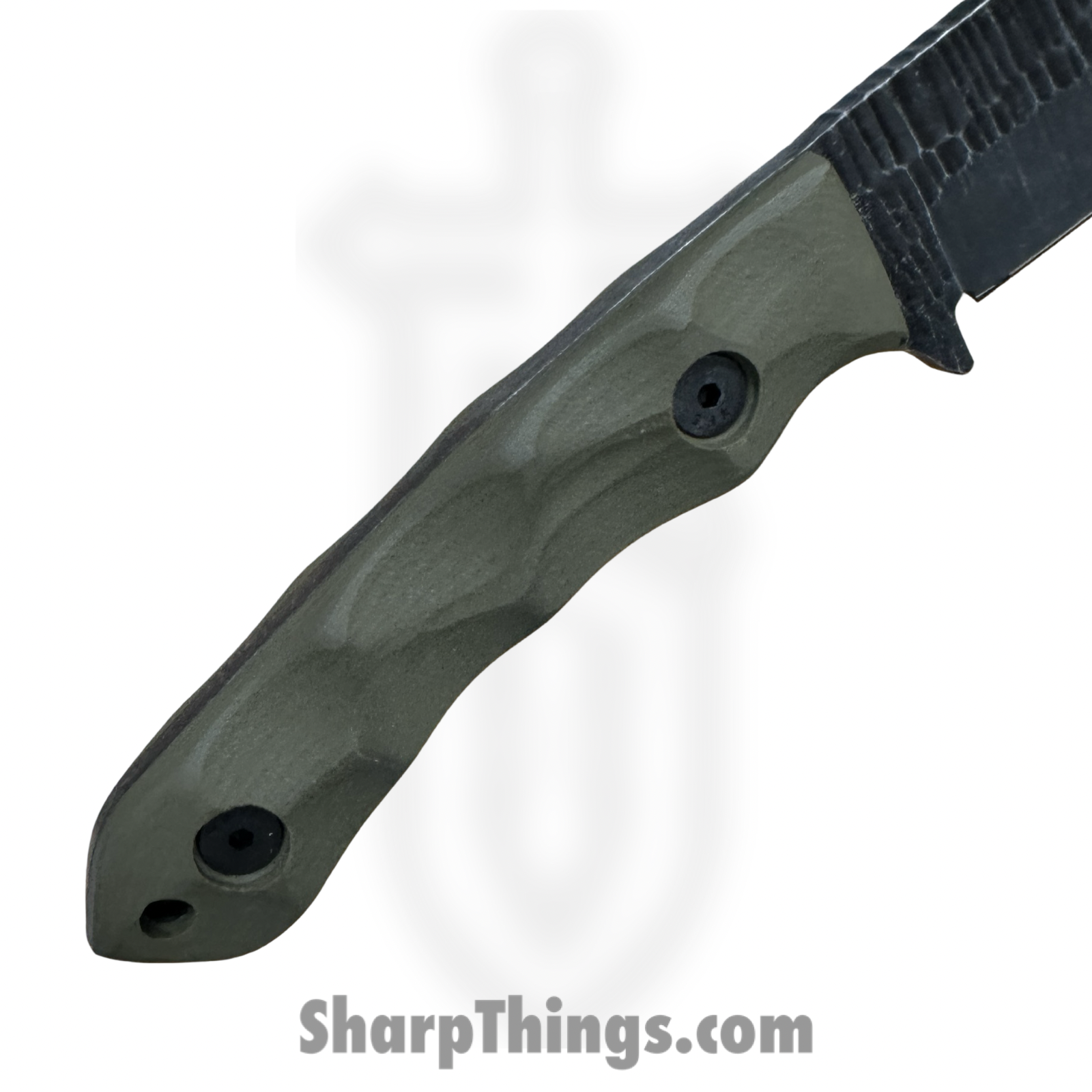 Stroup Knives - GP2-ODG-G10 - GP2 - Fixed Blade Knife - 1095 HC Acid Wash Drop Point - G10 - OD Green - Image 5