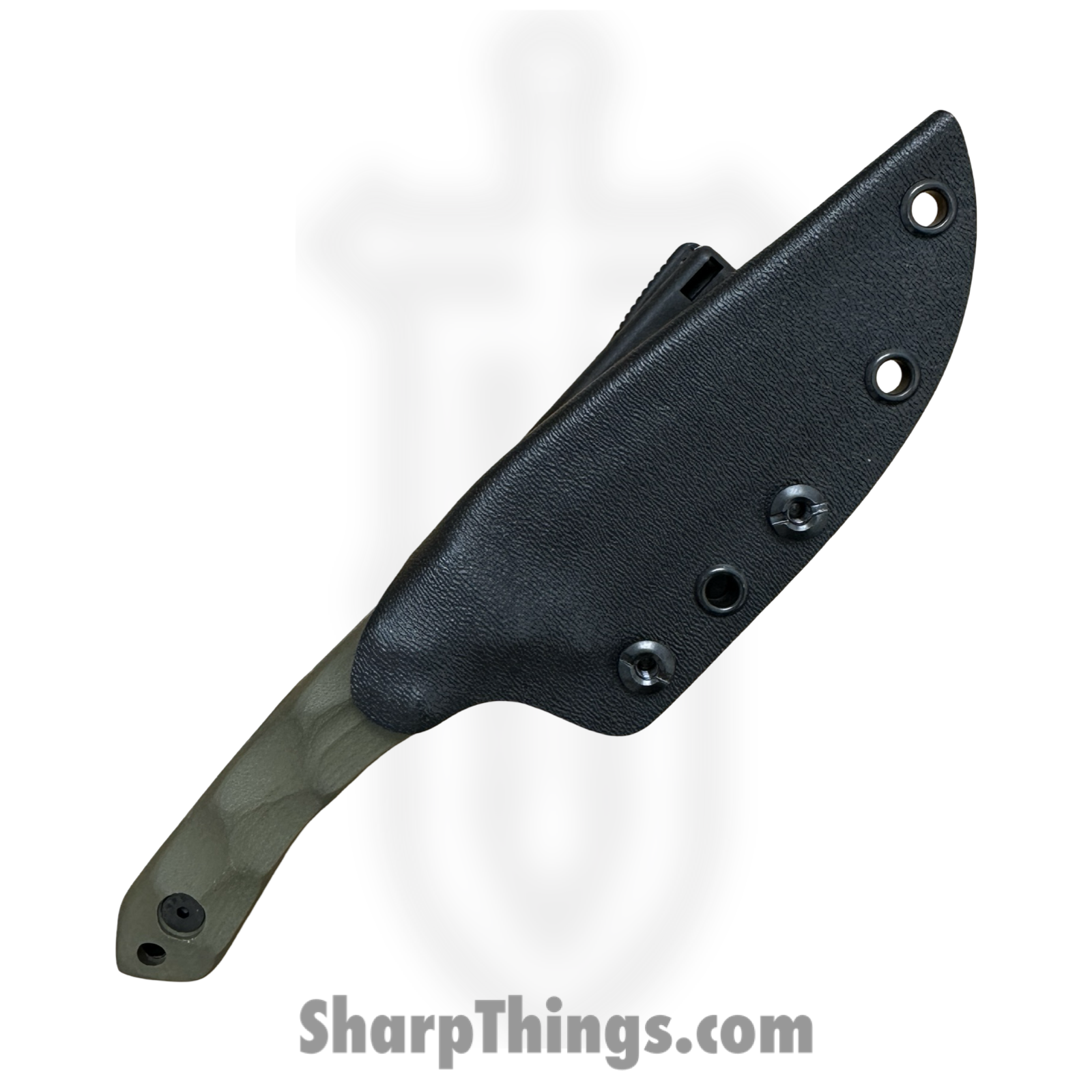 Stroup Knives - GP2-ODG-G10 - GP2 - Fixed Blade Knife - 1095 HC Acid Wash Drop Point - G10 - OD Green - Image 6